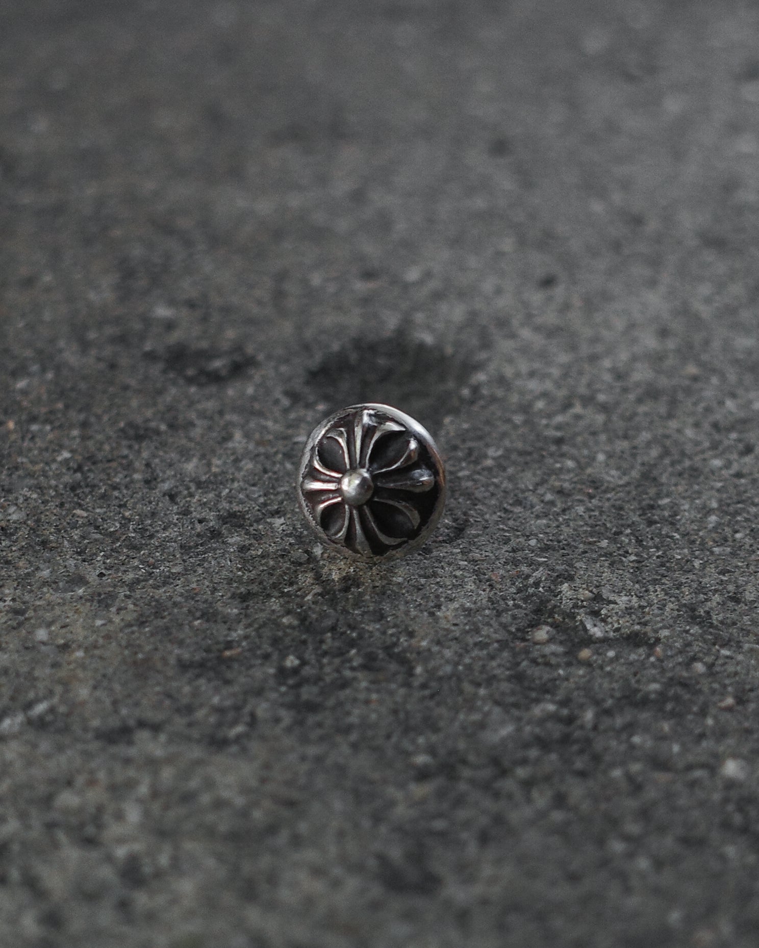 Chrome Hearts Plus Ball Stud Earring