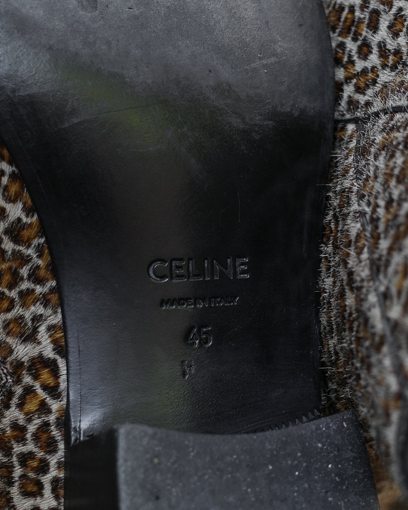 Celine SS19 Leopard Boots