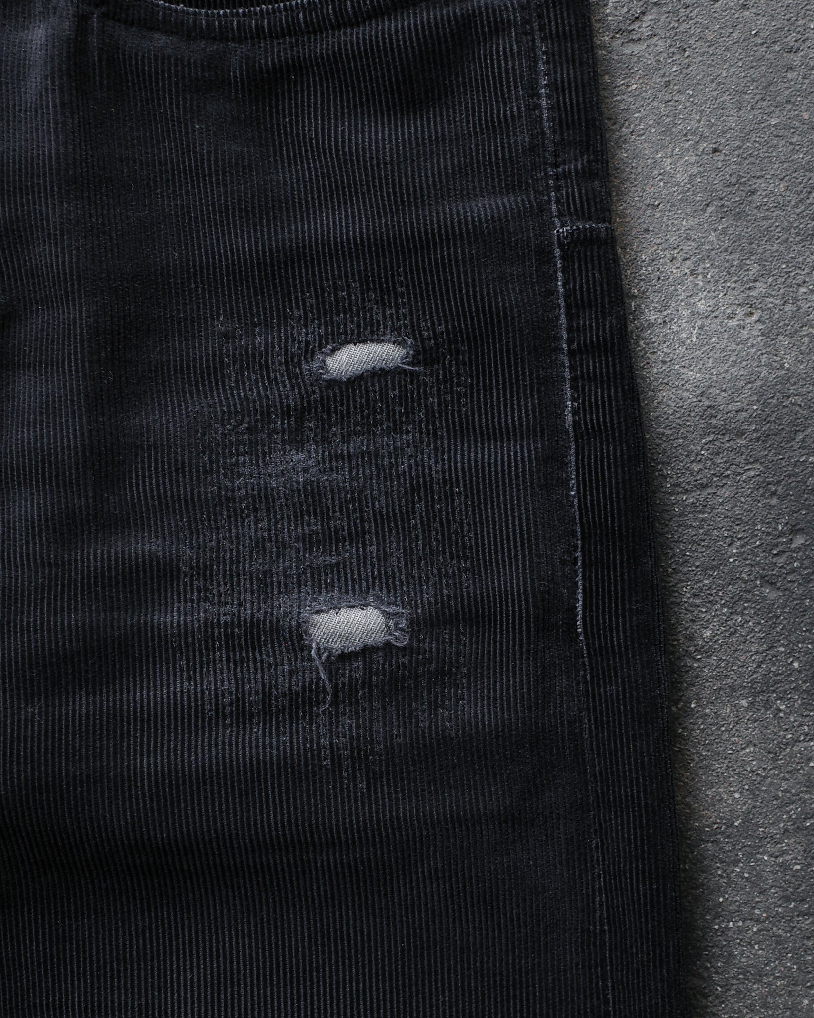 Dior Homme AW05 Distressed & Repaired Corduroy Pants