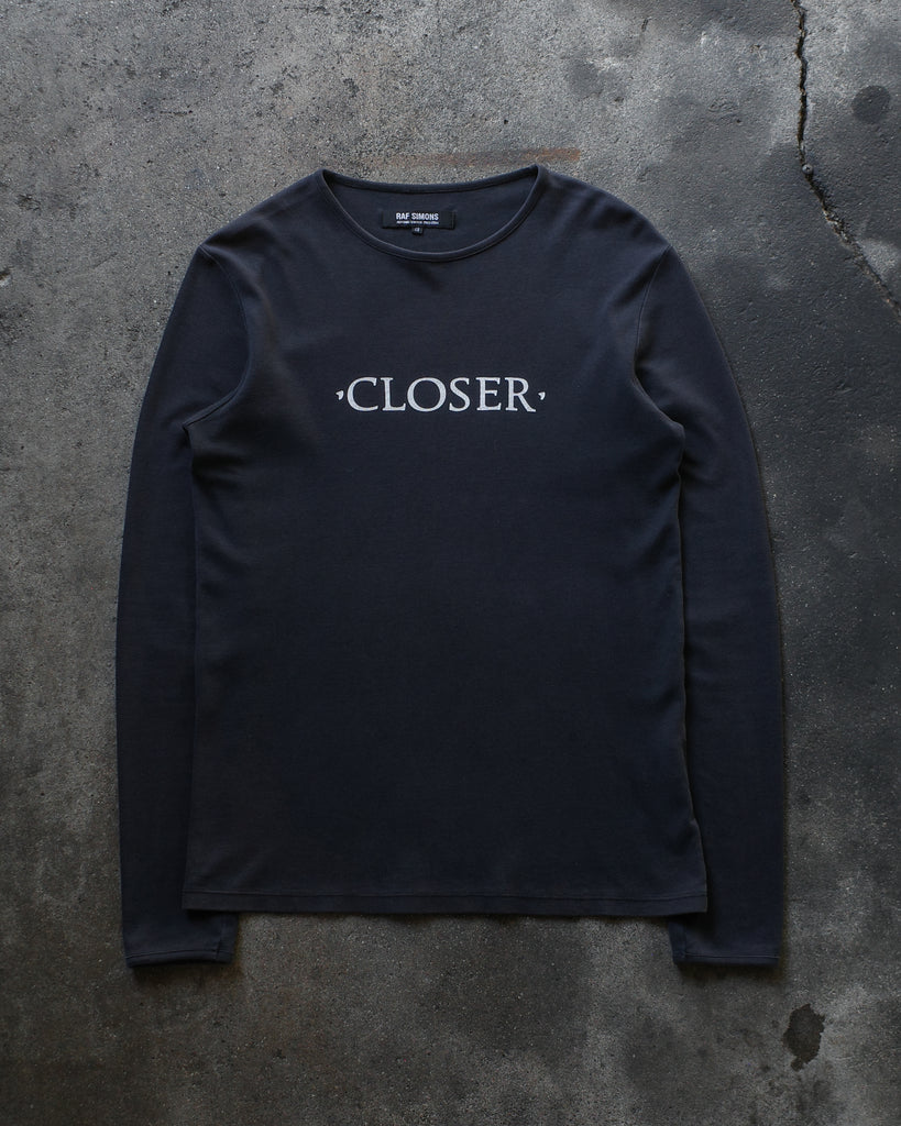 トップス A/W2004 raf simons long sleeve Raf Simons Long Sleeve – Posers Hollywood