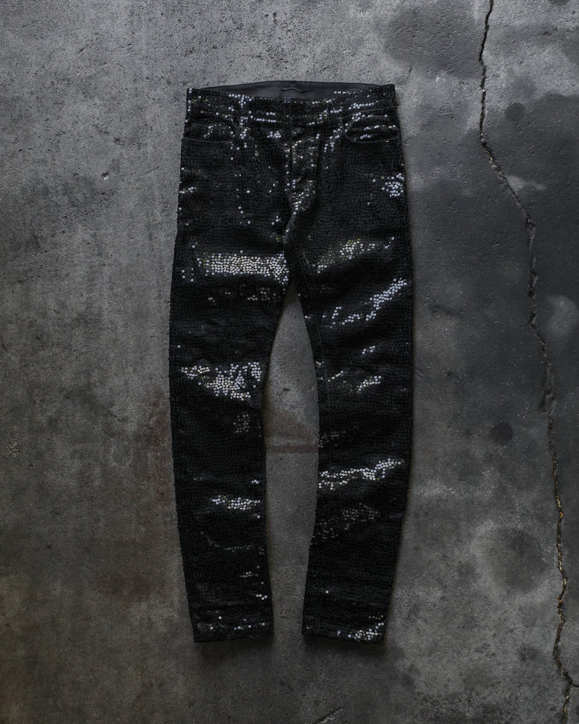 saint laurent paris AW16 w28 ウォッシュデニム SAINT LAURENT PARIS WIDE JEANS 28 Made in Japan