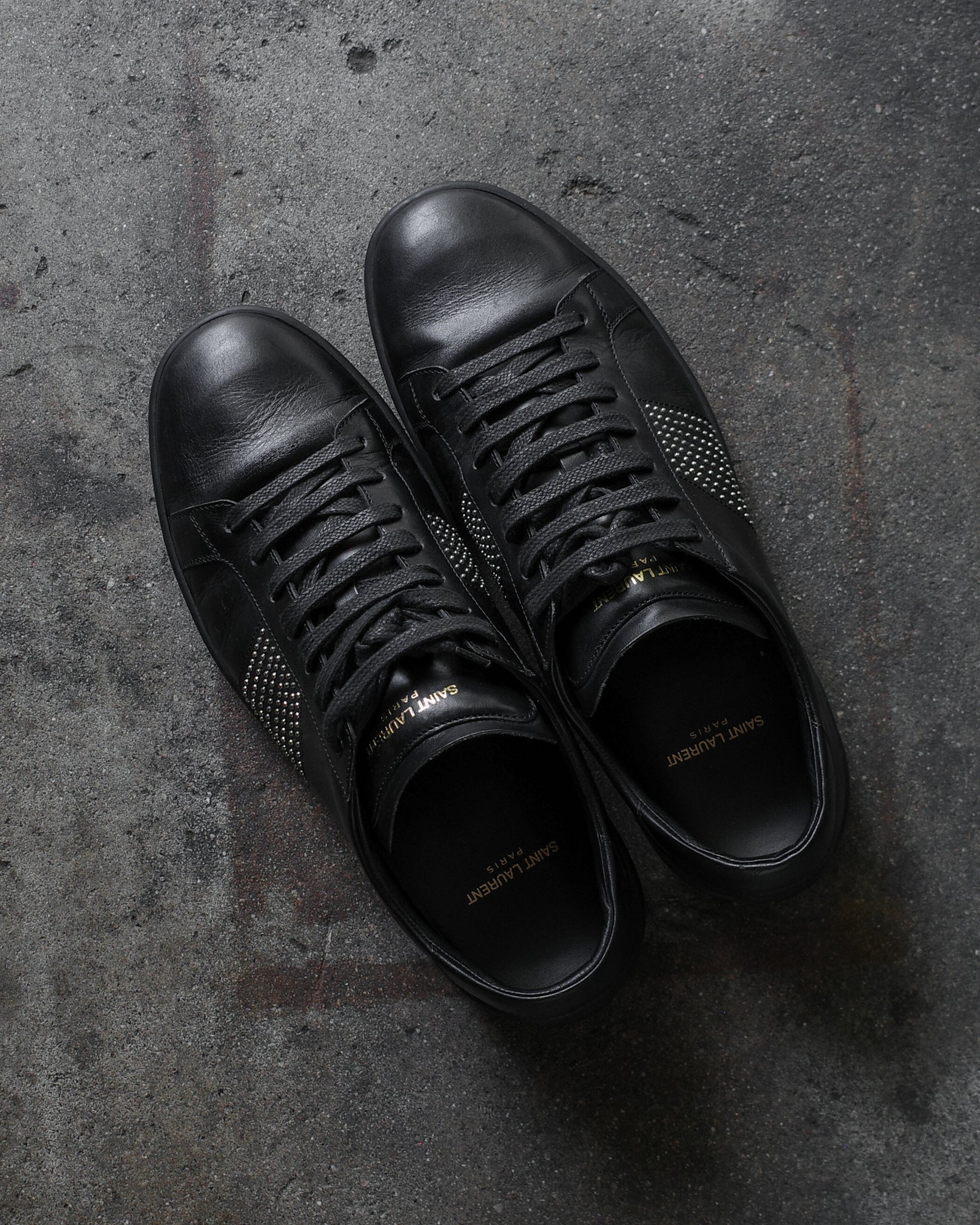 Saint Laurent Paris 2013 SL/01 Studded Sneakers