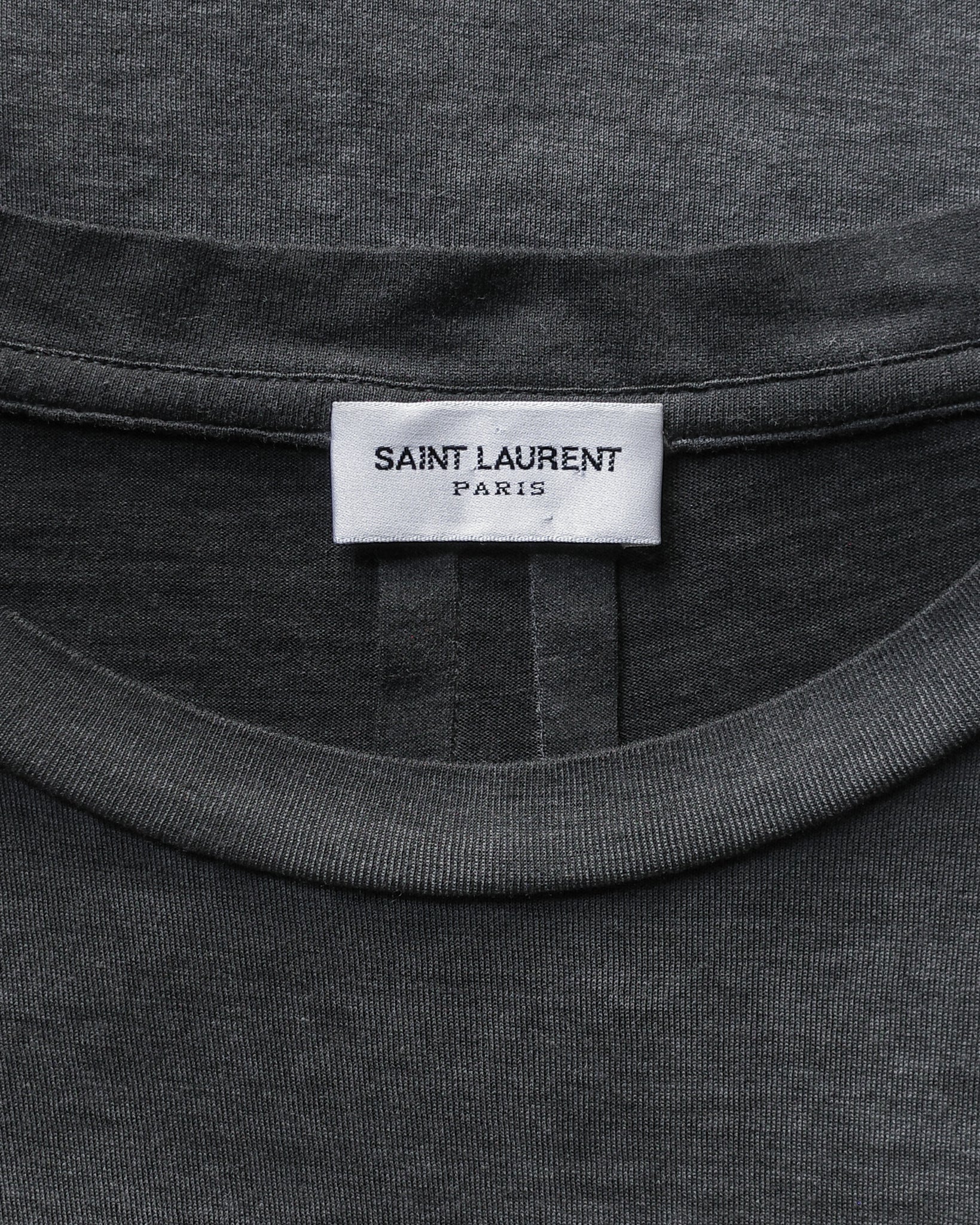 Saint Laurent Paris 2014 Faded Pocket Tee