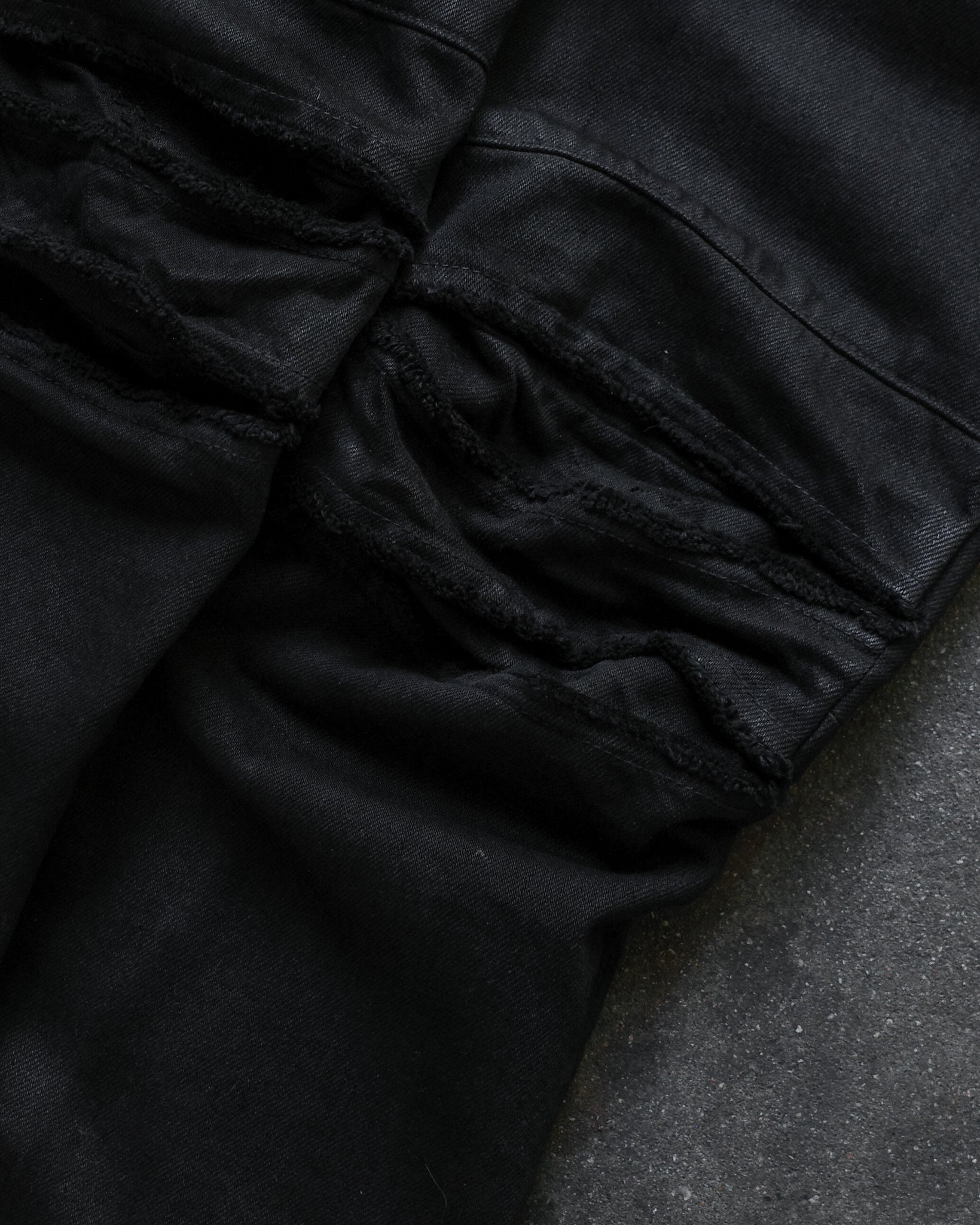 Julius_7 SS10 Waxed Biker Denim