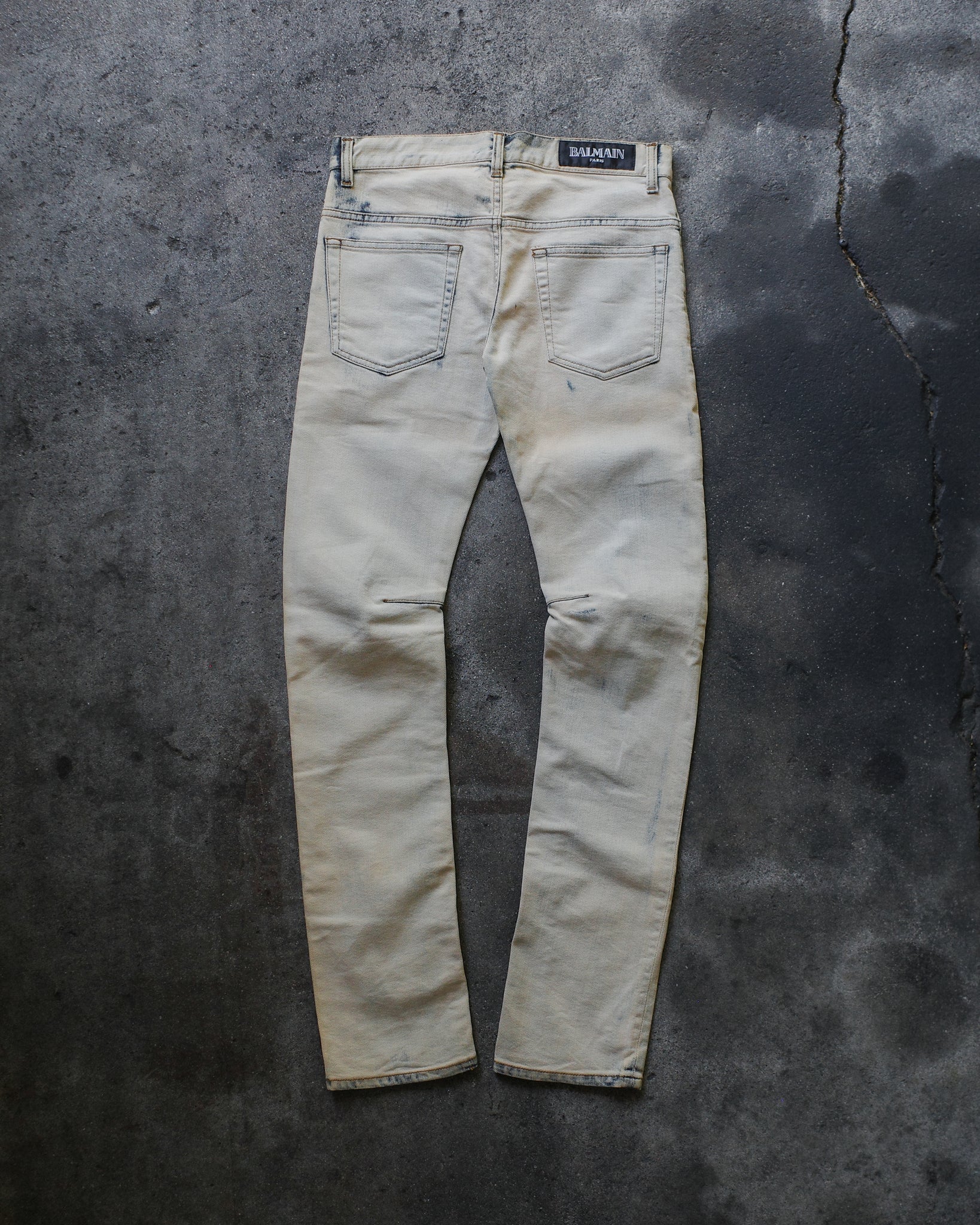 Balmain SS11 Acid Wash Denim