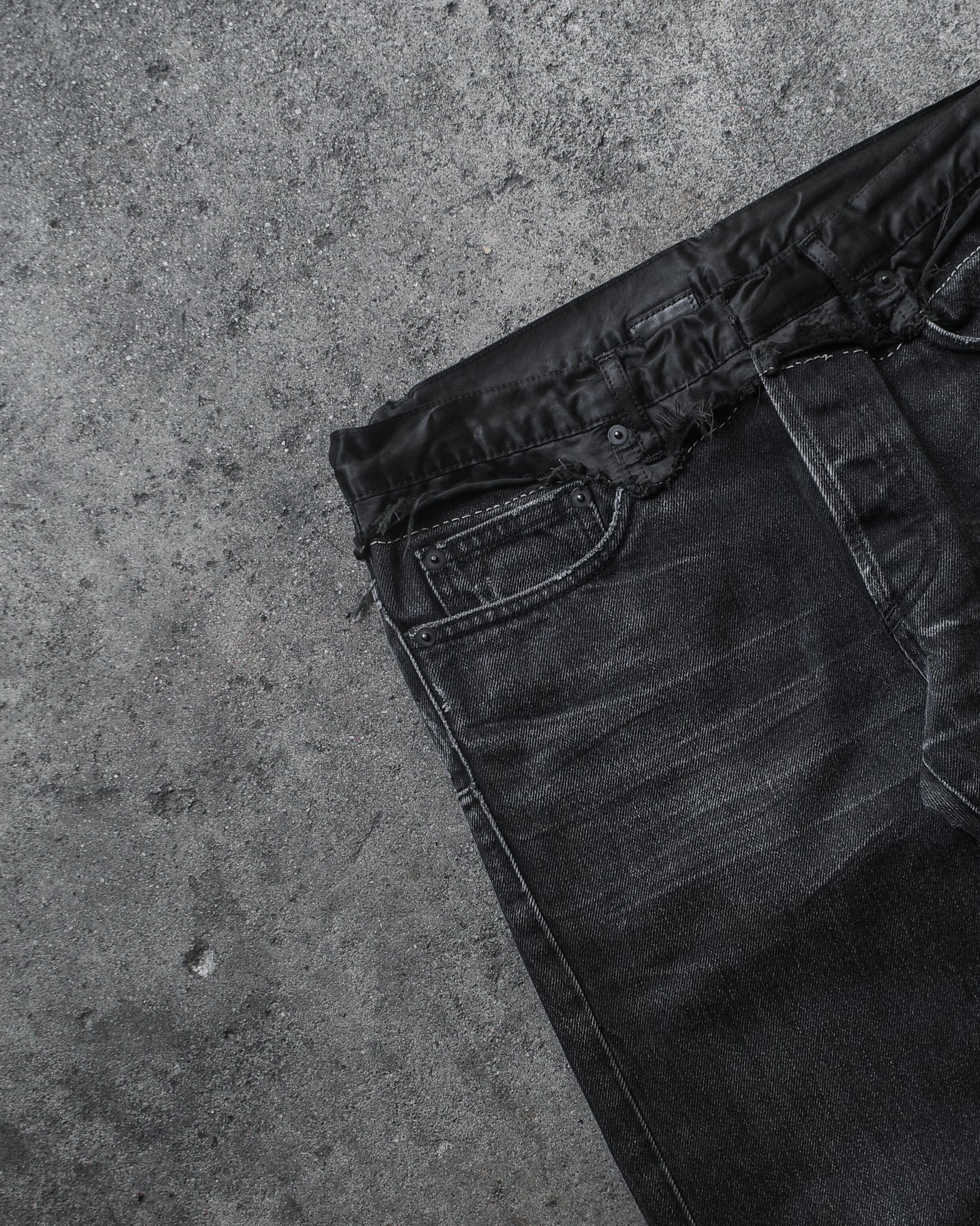 Dior Homme AW06 Cummerbund Denim