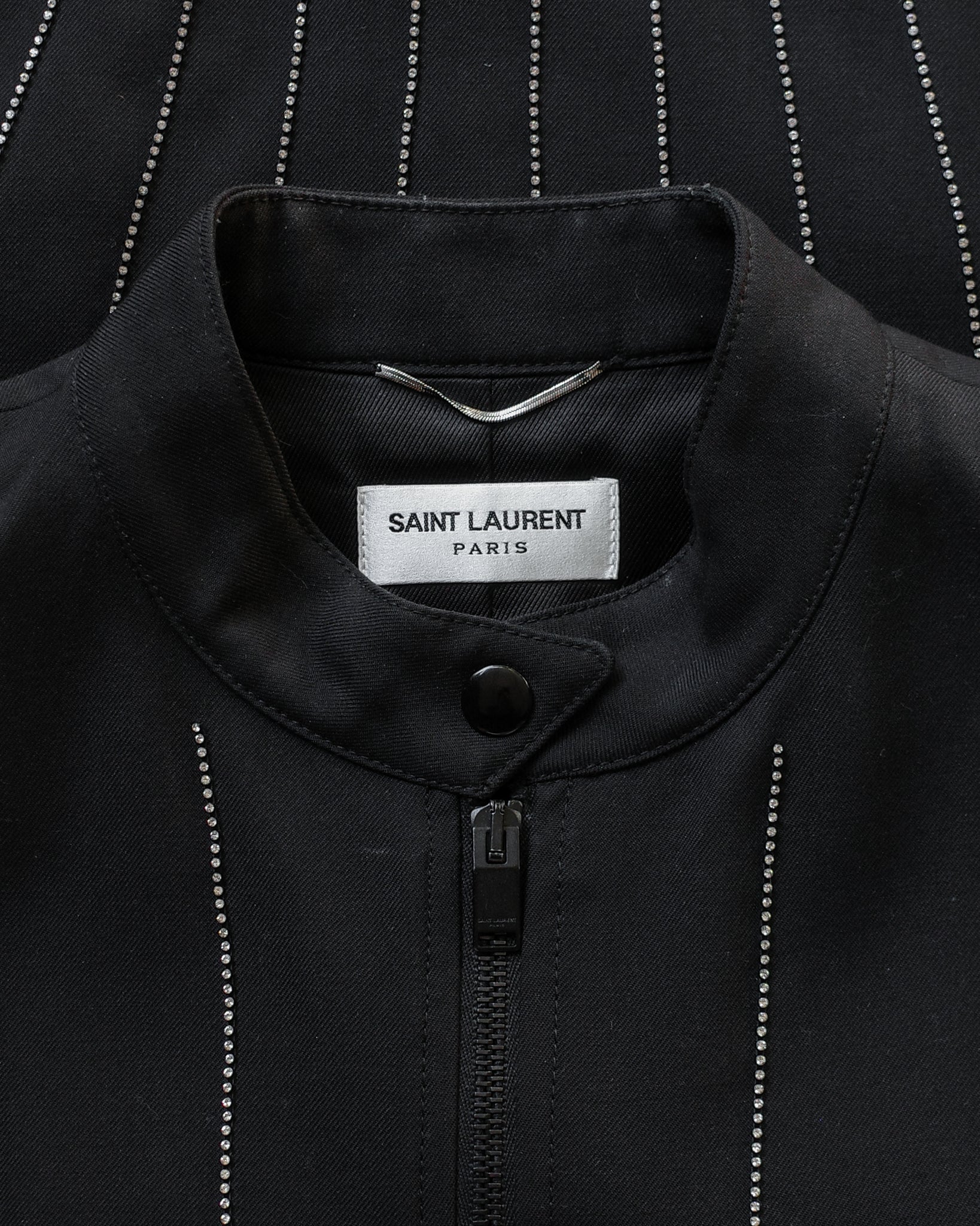 Saint Laurent Paris FW15 Sample Swarovski Jacket