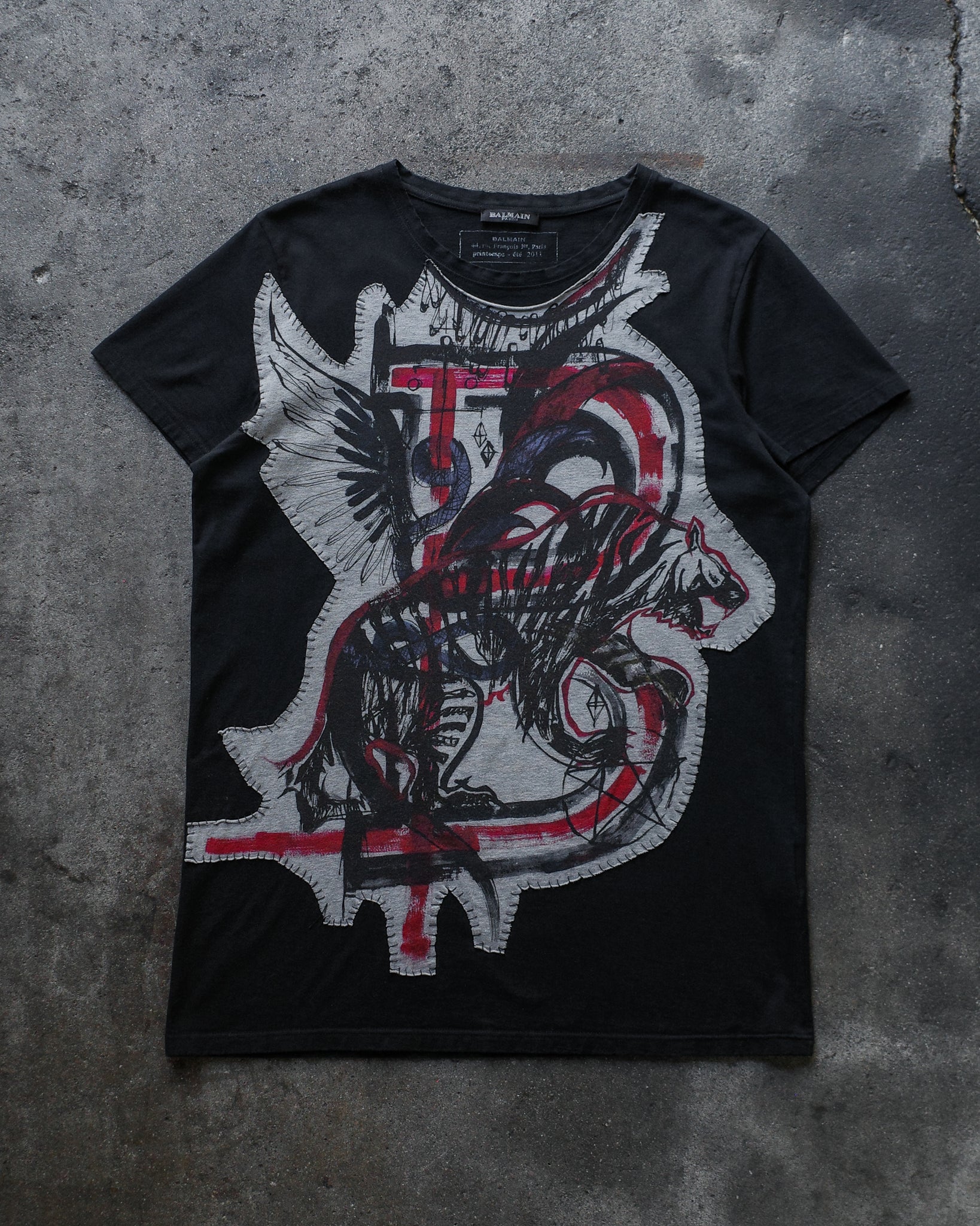Balmain 2011 Graffiti Tee