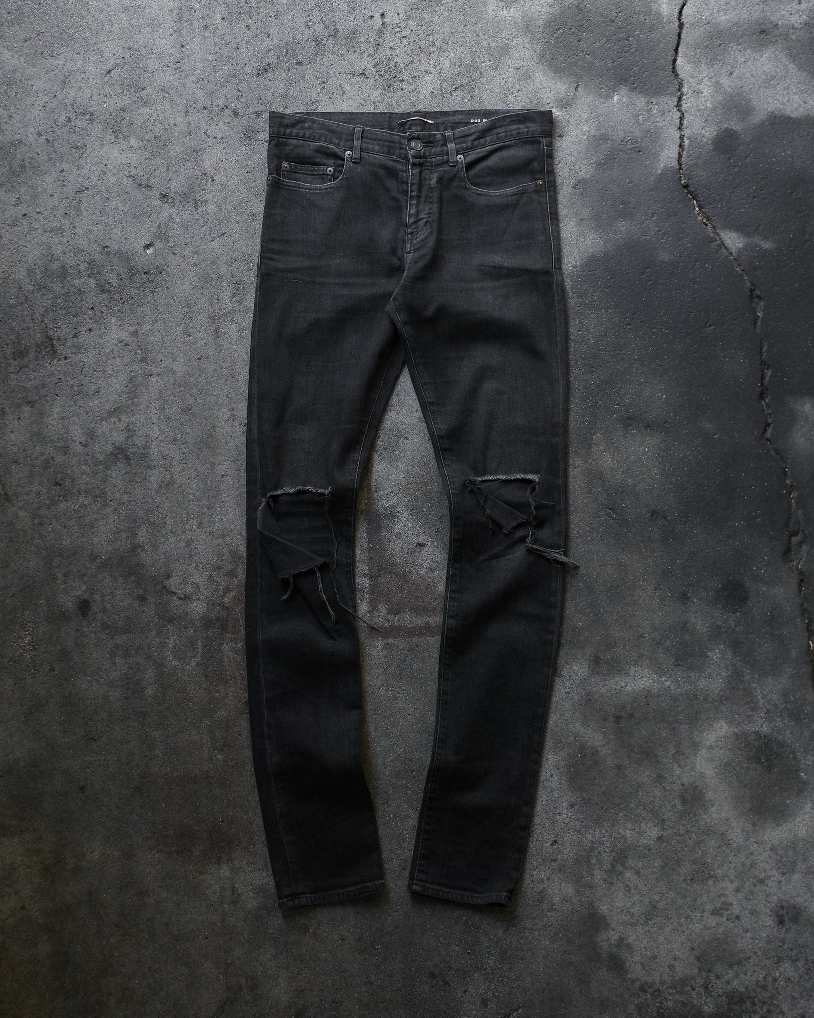 Saint Laurent Paris 2014 D02 Knee Slit Denim