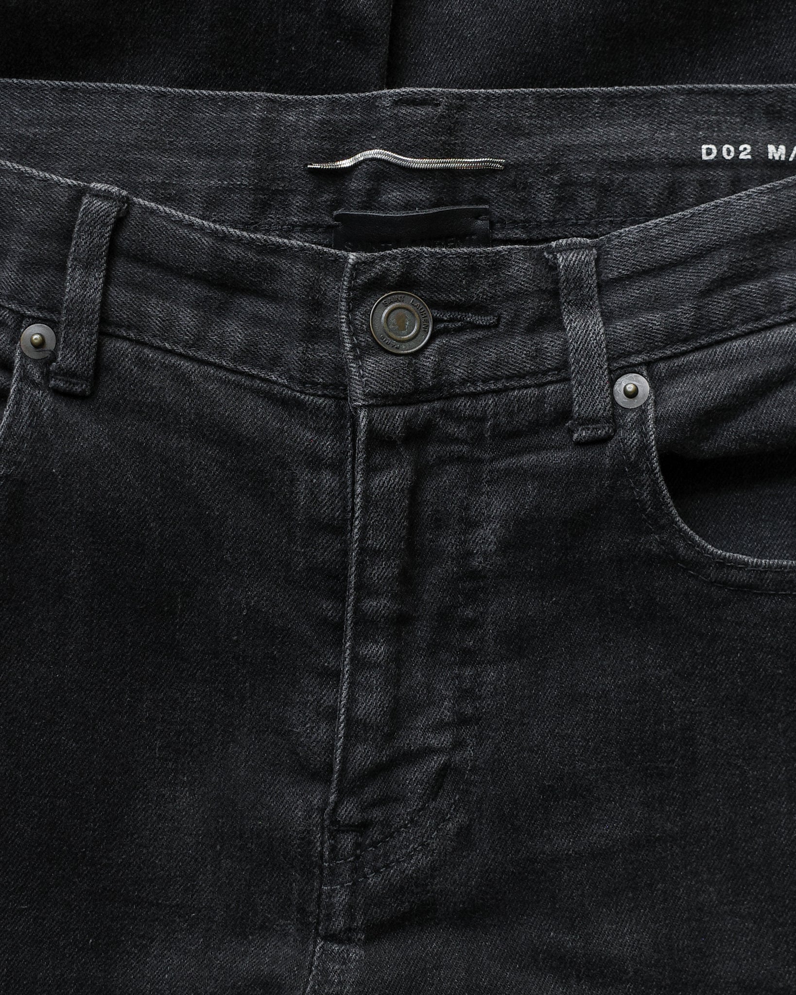 Saint Laurent Paris 2014 D02 Knee Slit Denim