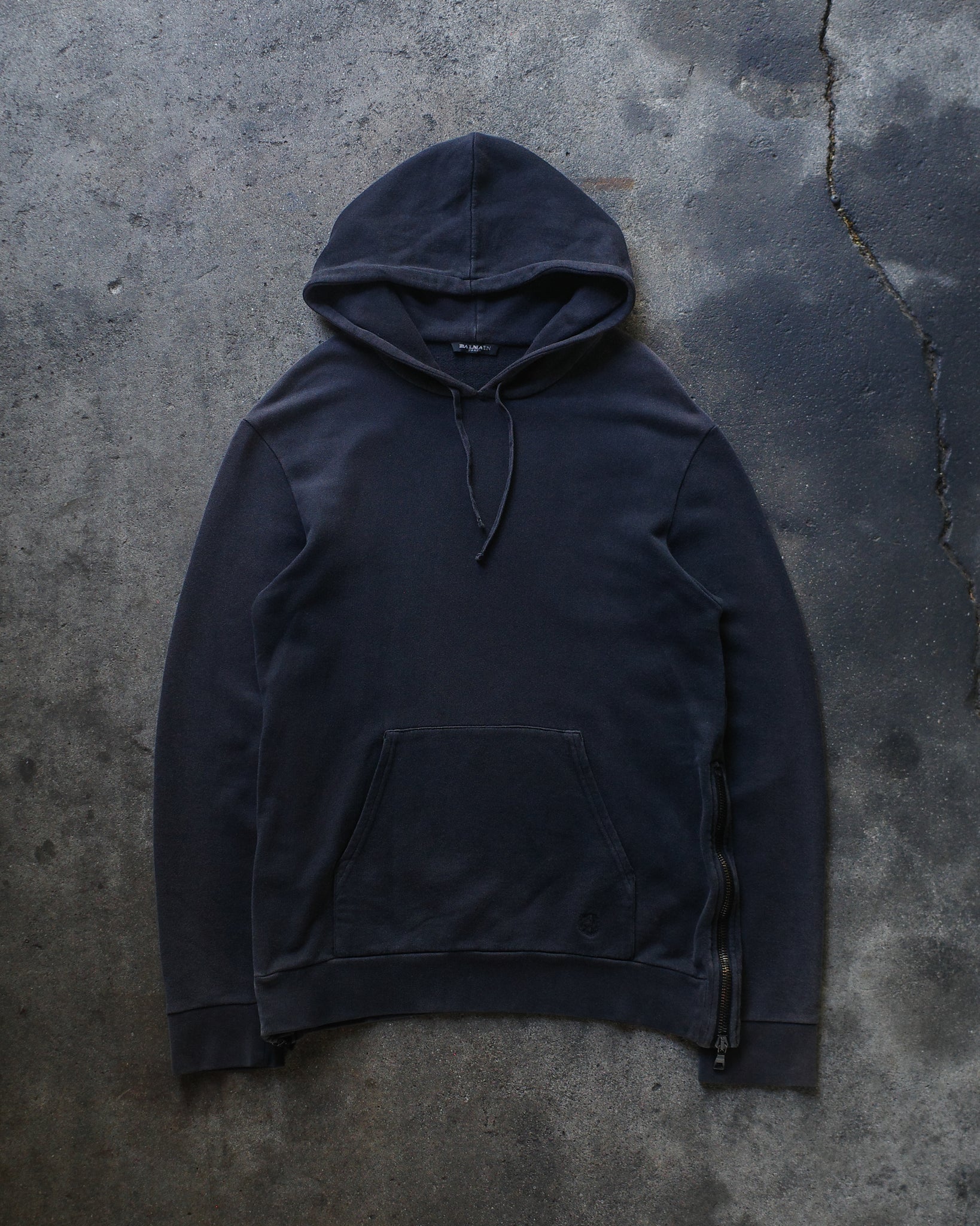Balmain Side Zip Hoodie