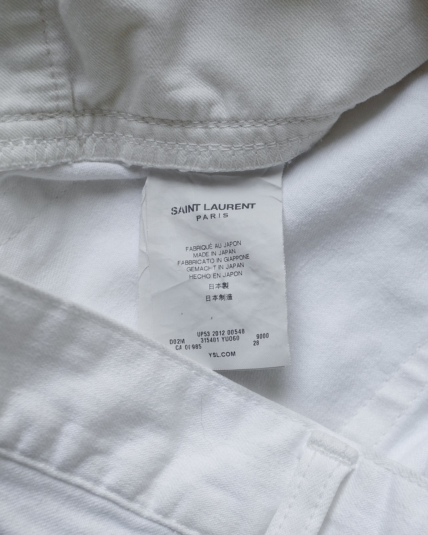 Saint Laurent Paris 2012 D02 Denim