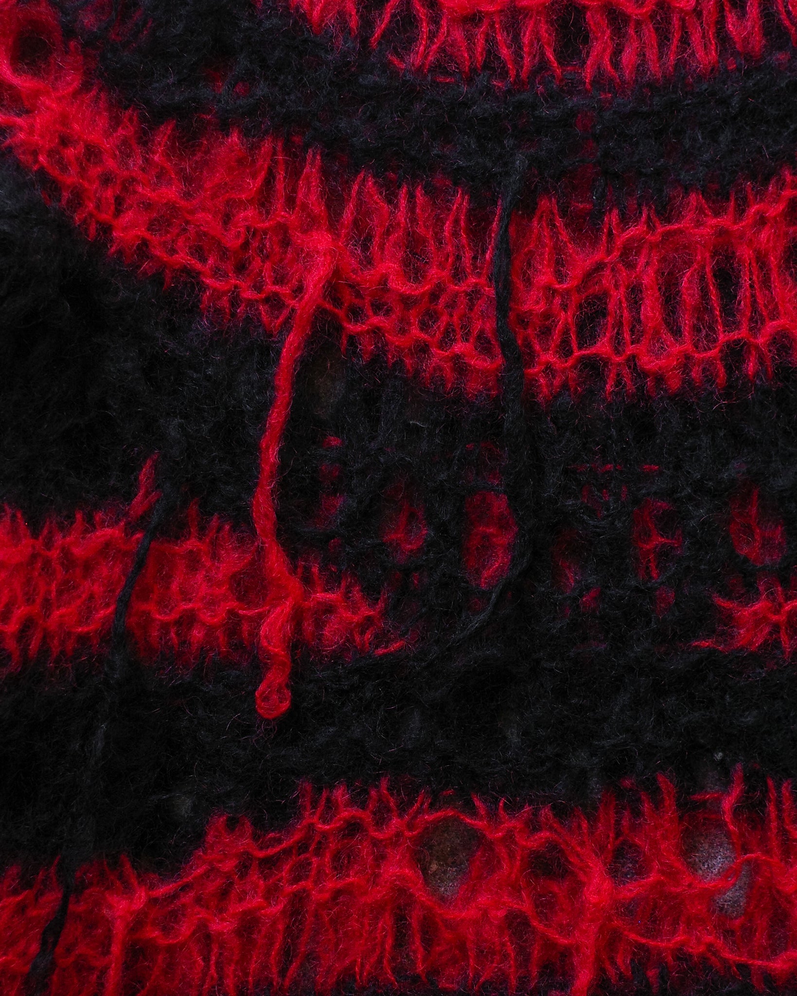 Junya Watanabe AW05 Fringe Knit
