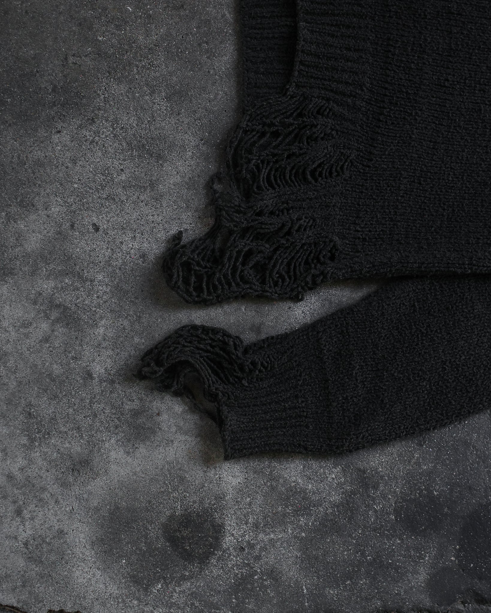 Number (N)ine SS/AW03 Distressed Knit