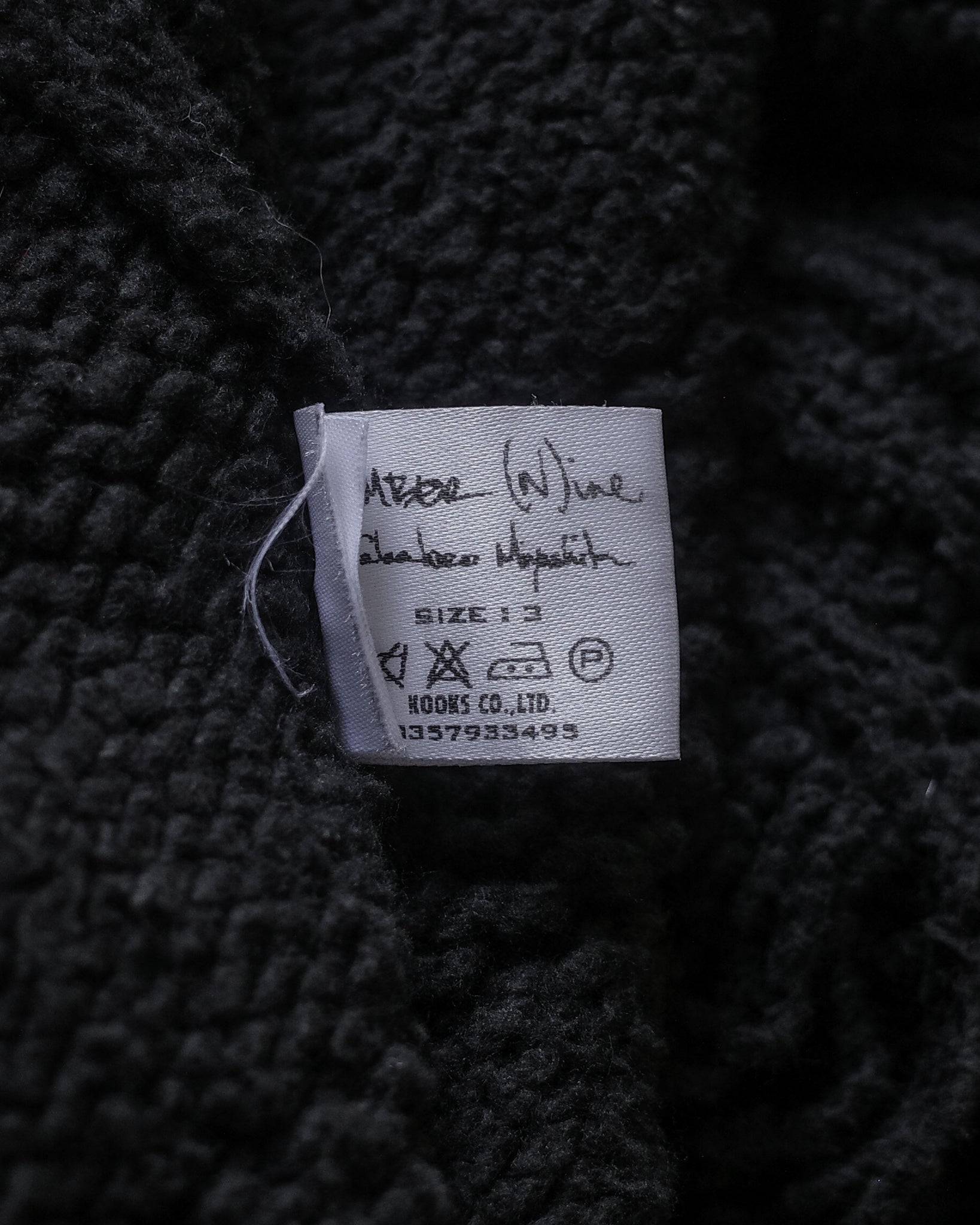 Number (N)ine SS/AW03 Distressed Knit