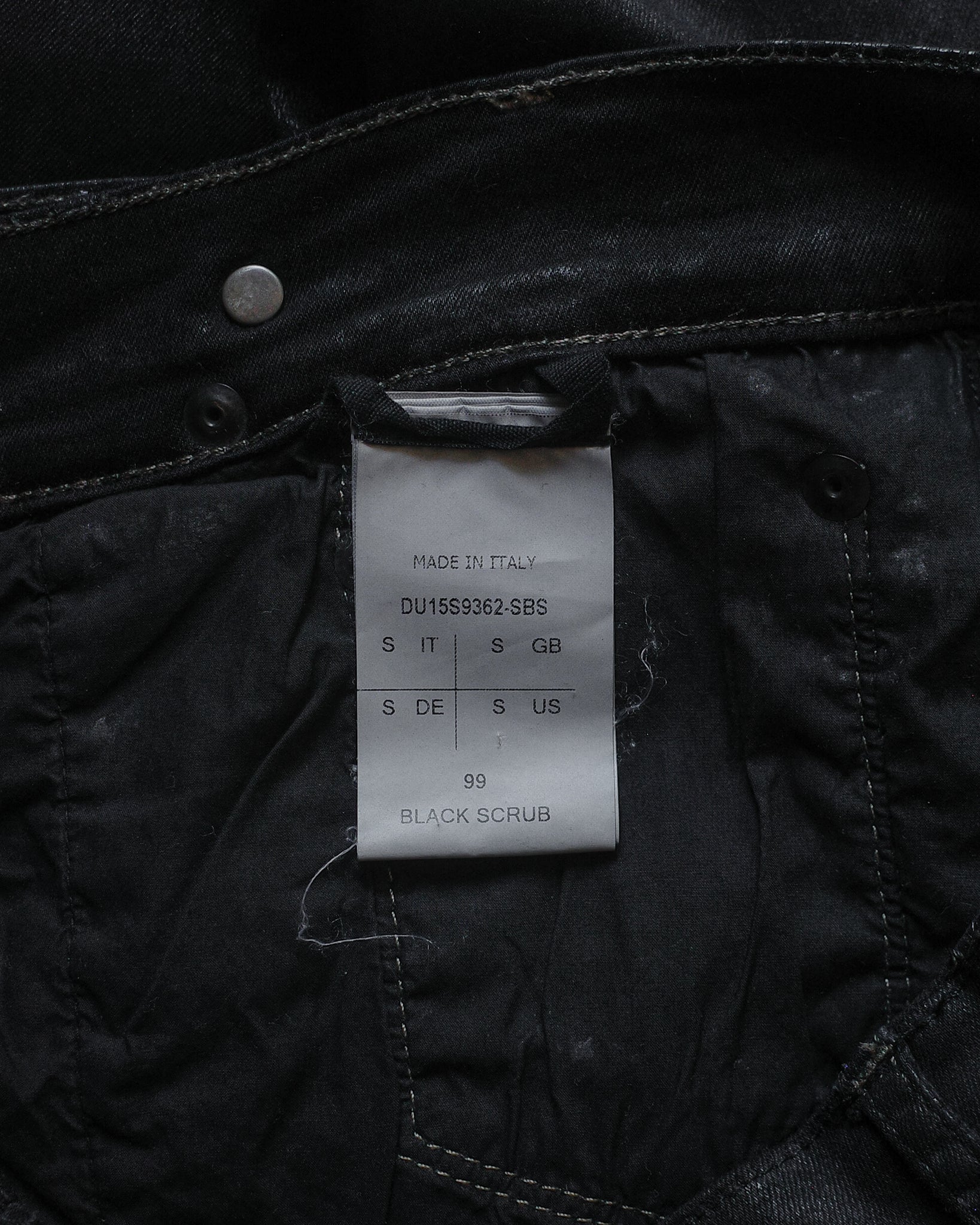 Rick Owens SS15 Kilt Denim