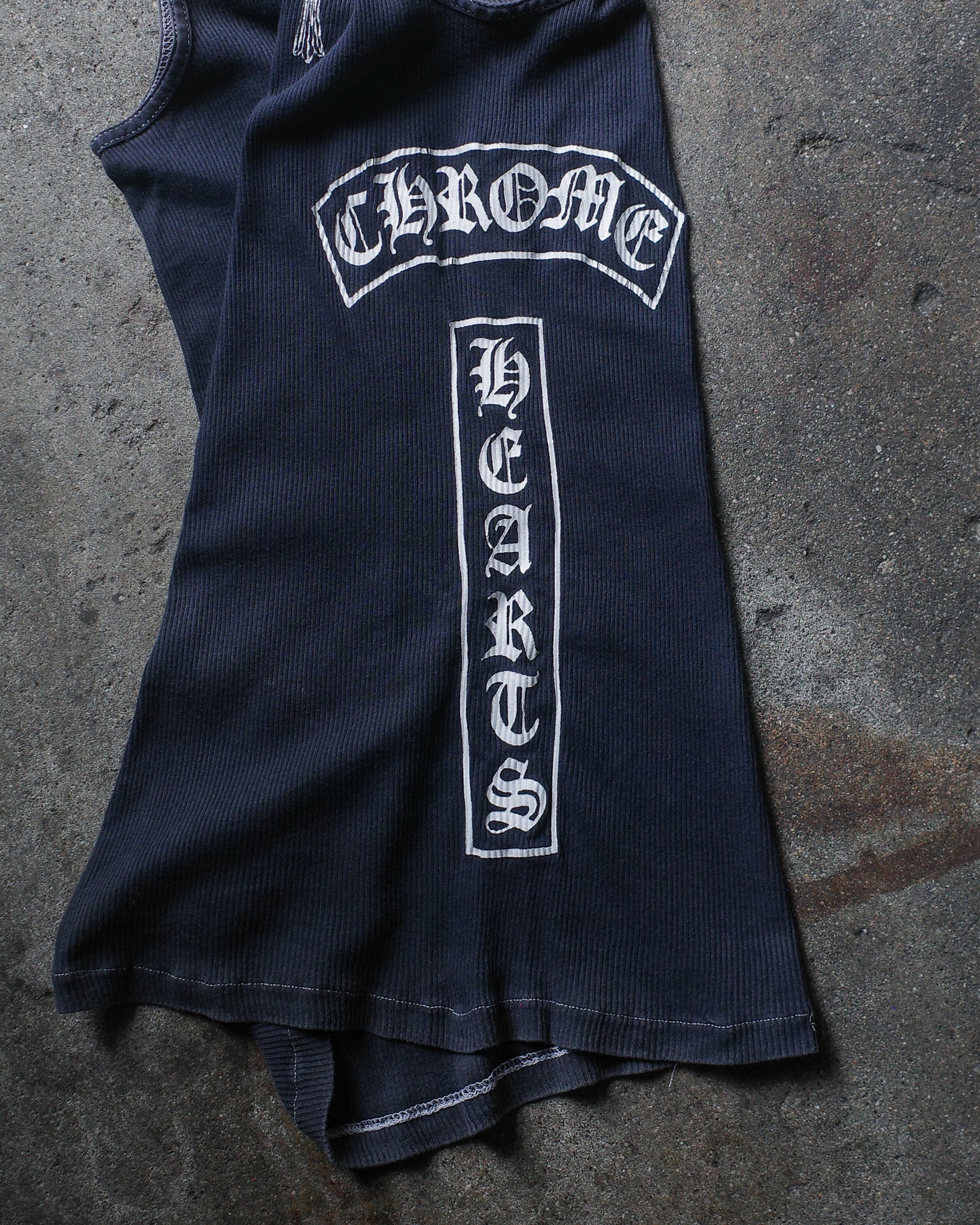 Chrome Hearts 90s Cross "Fuck You" Faded Tank