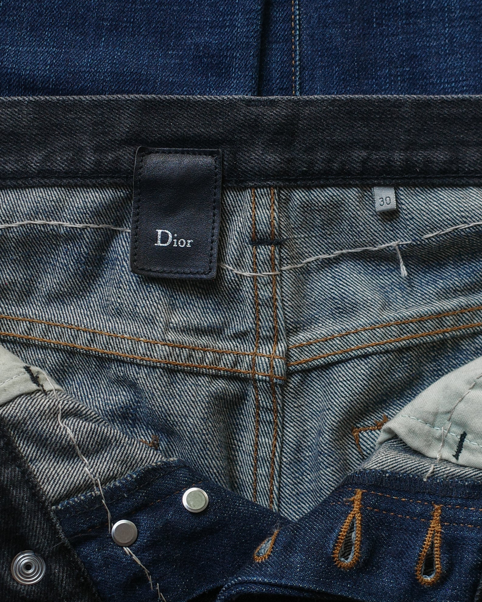 Dior Homme AW06 Cummerbund Denim