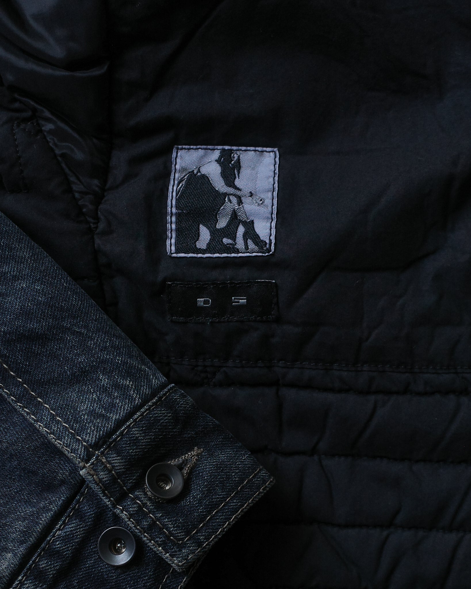Rick Owens FW16 Padded Trucker Jacket