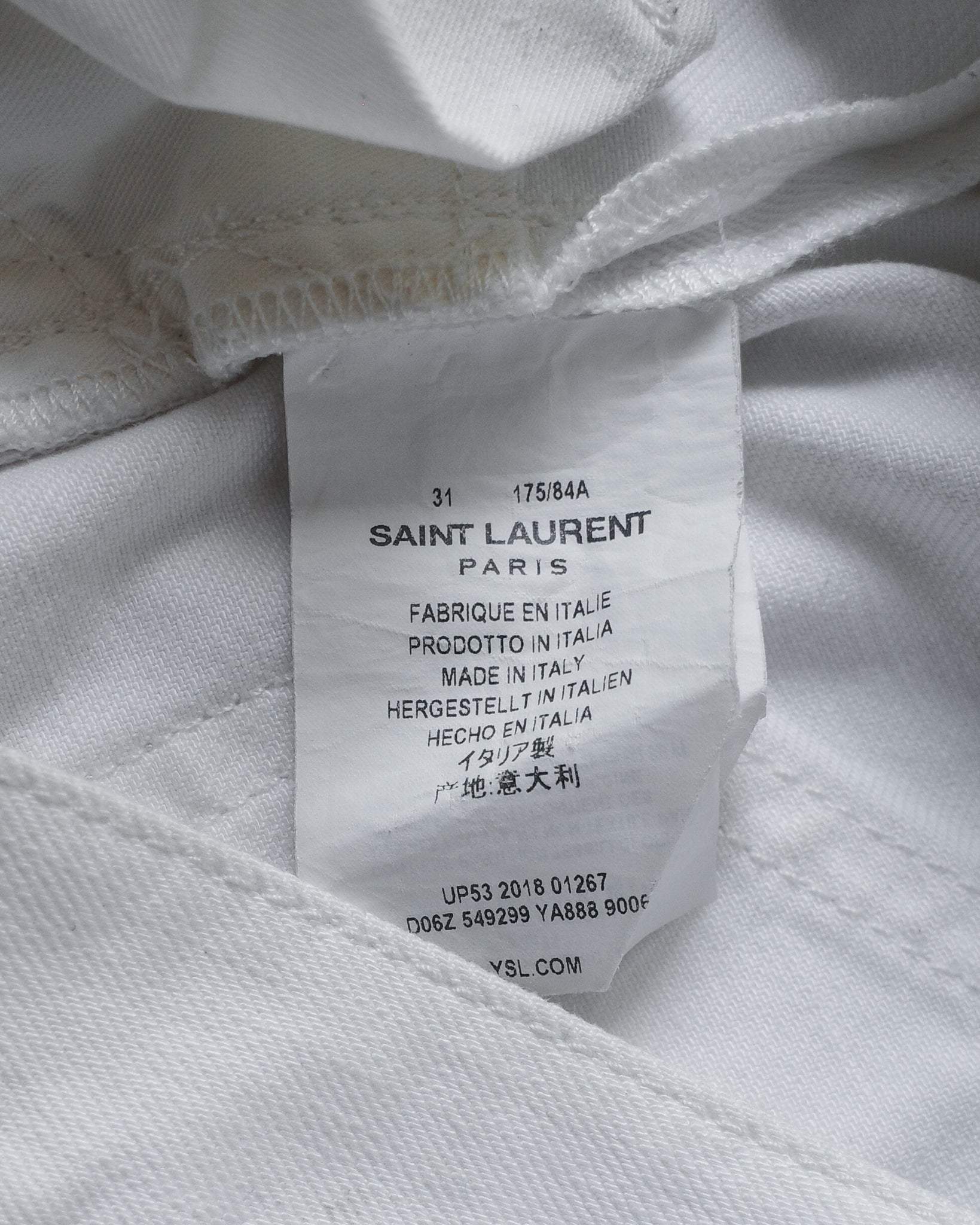 Saint Laurent Paris 2018 D17 Denim