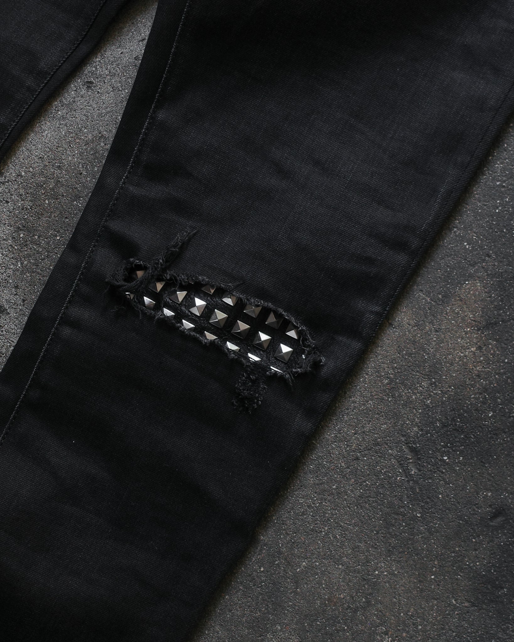 Saint Laurent Paris 2016 Studded Knee Denim