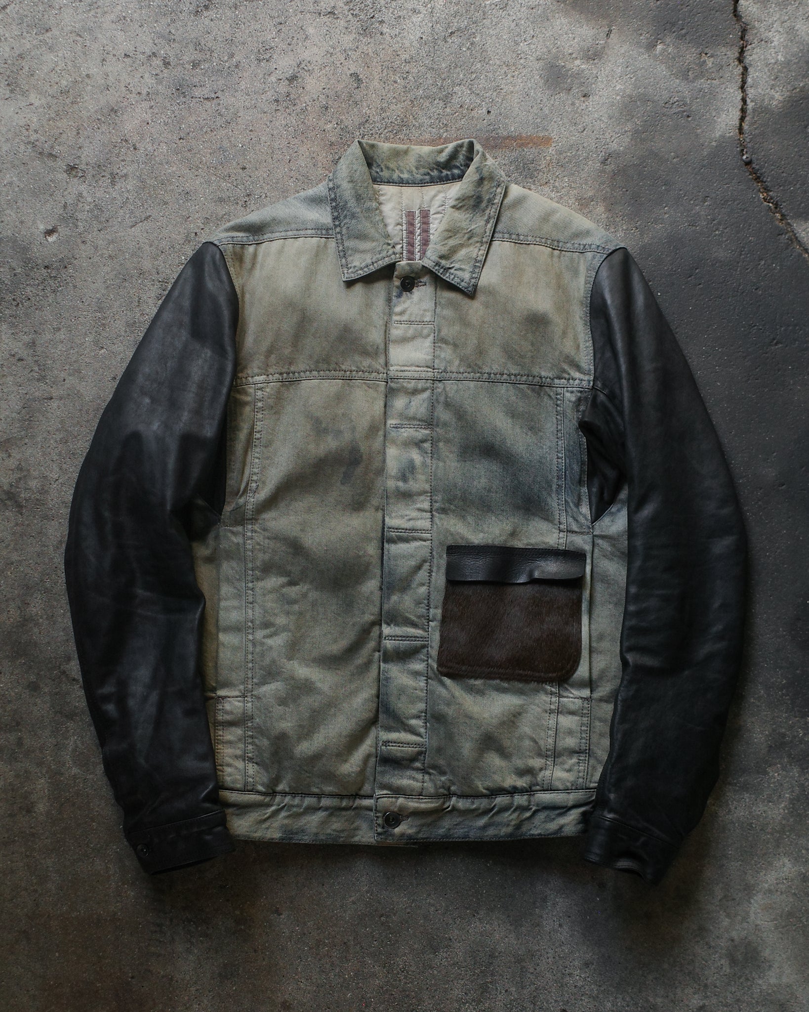 Rick Owens FW15 Padded Trucker Jacket