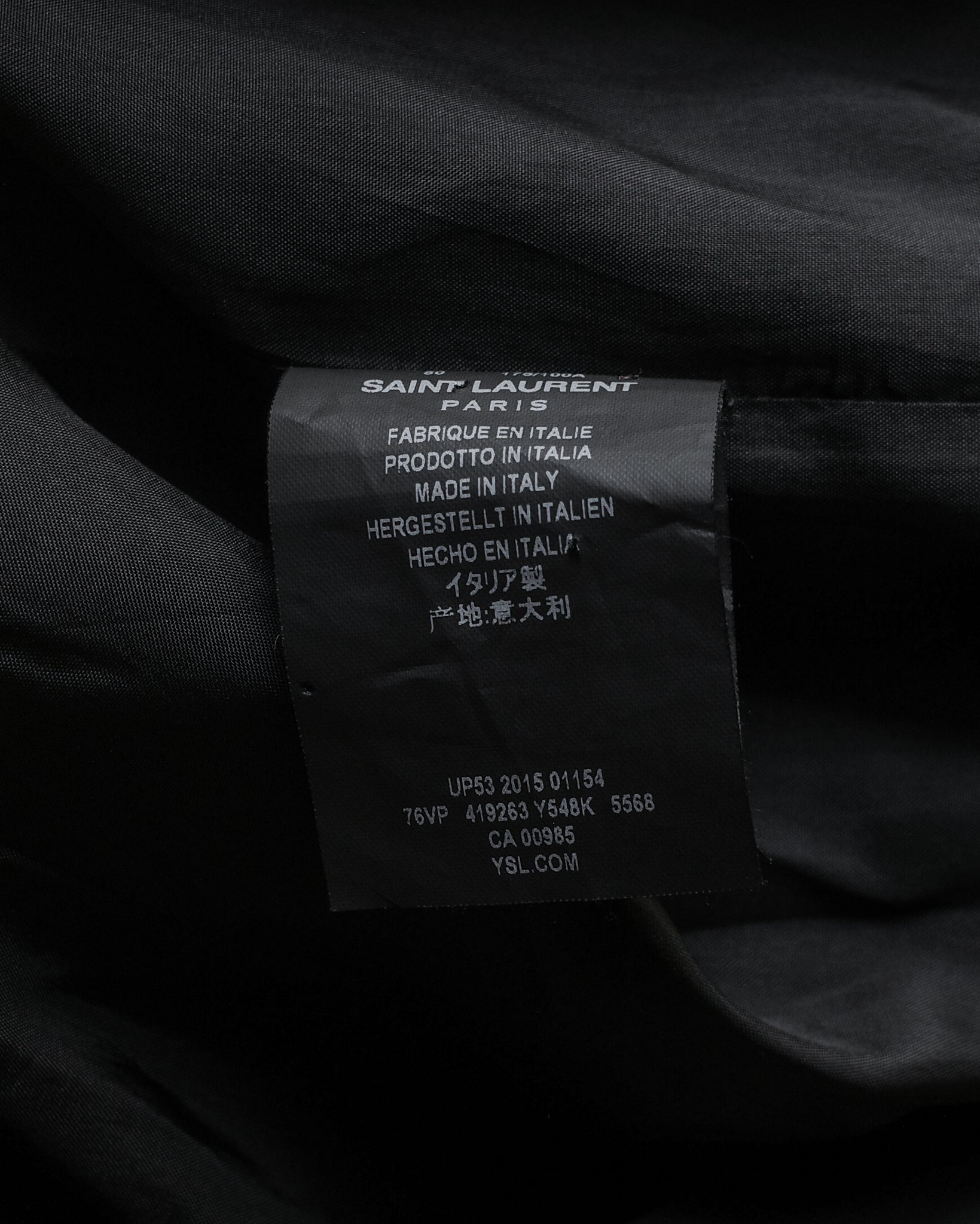 Saint Laurent Paris SS16 Palm Tree Bomber