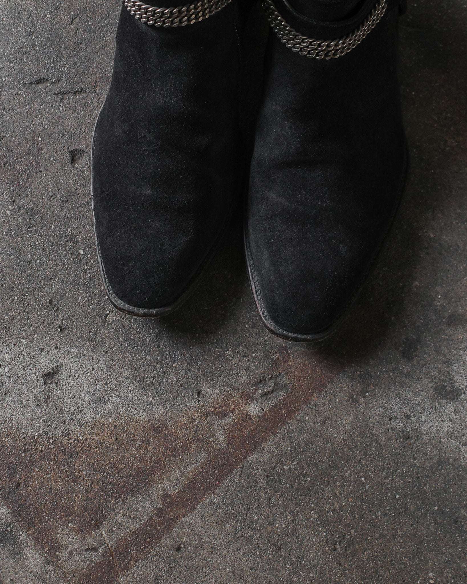 Saint Laurent Paris FW13 Suede Chain Wyatts