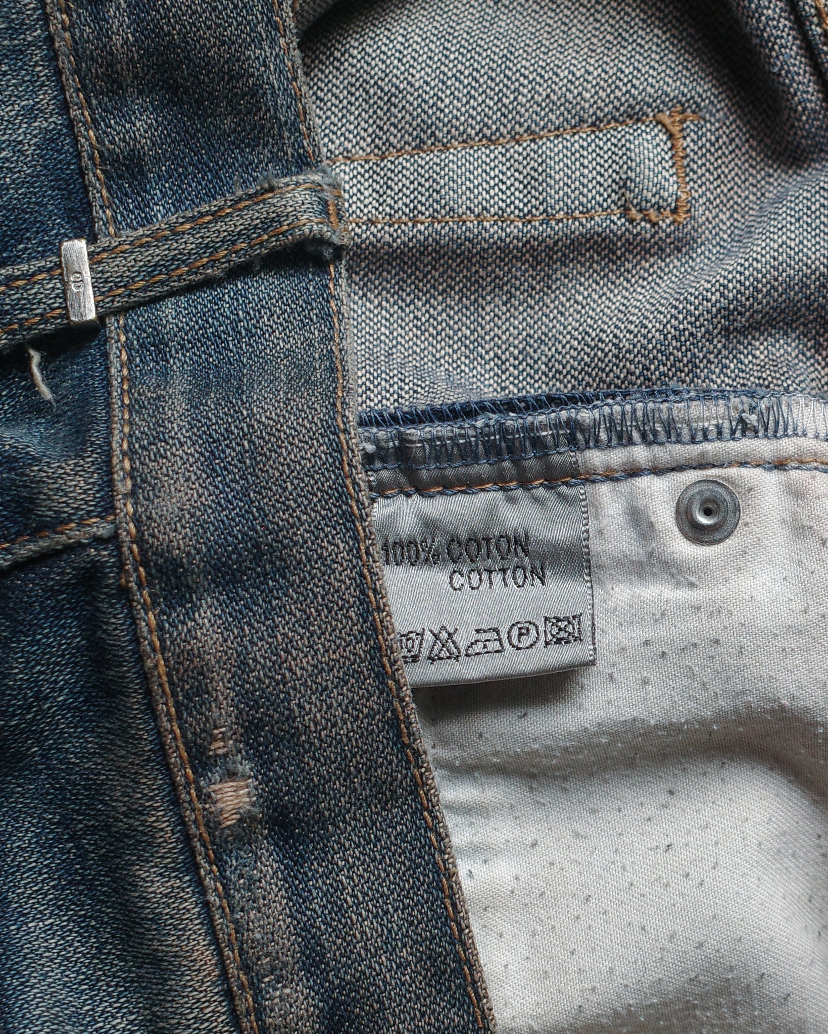 Dior Homme AW04 Rust Denim