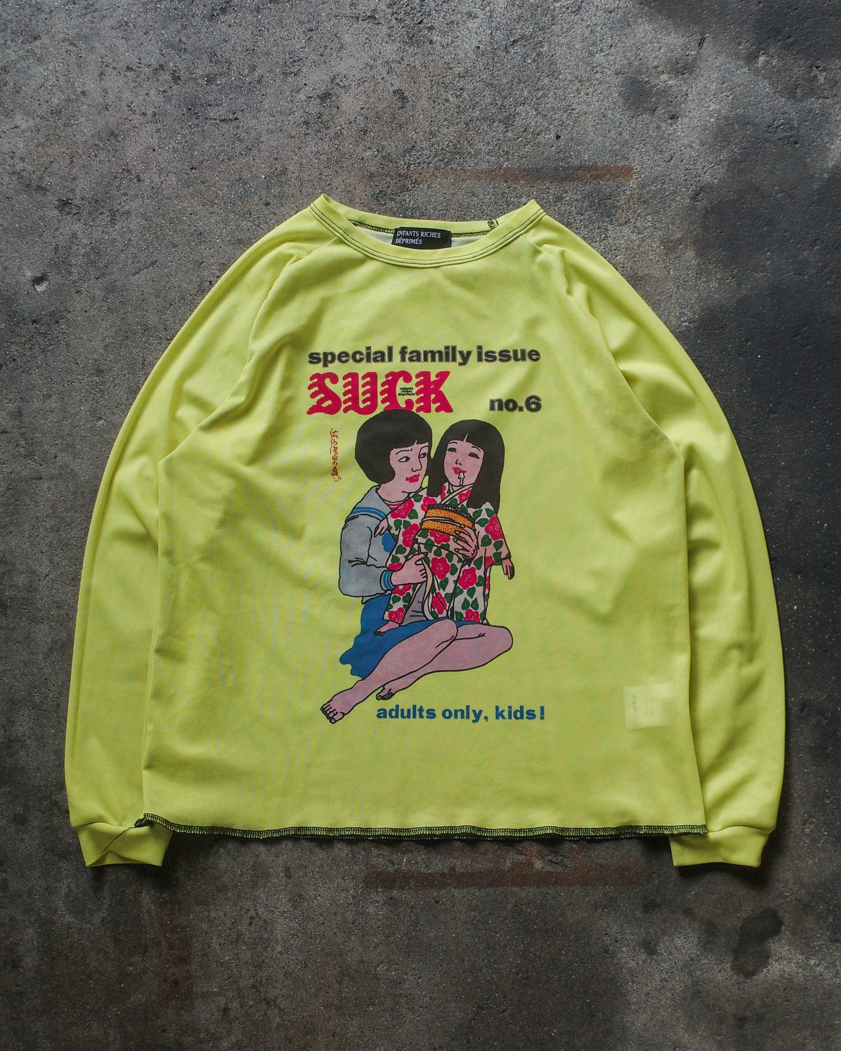 Enfants Riches "Suck" Mesh Top