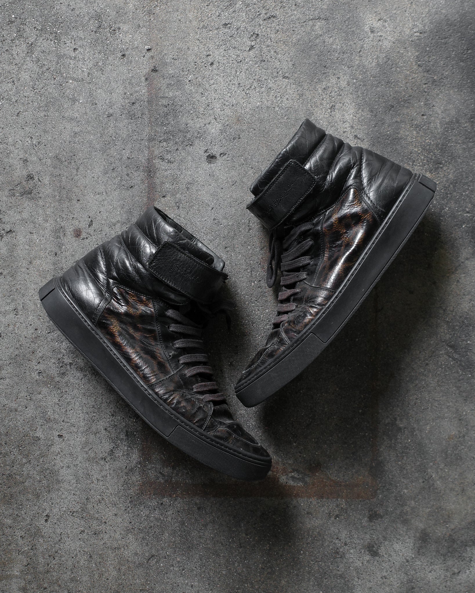 Yves Saint Laurent 2012 Leopard High-Top Sneakers – BLINDATE INC