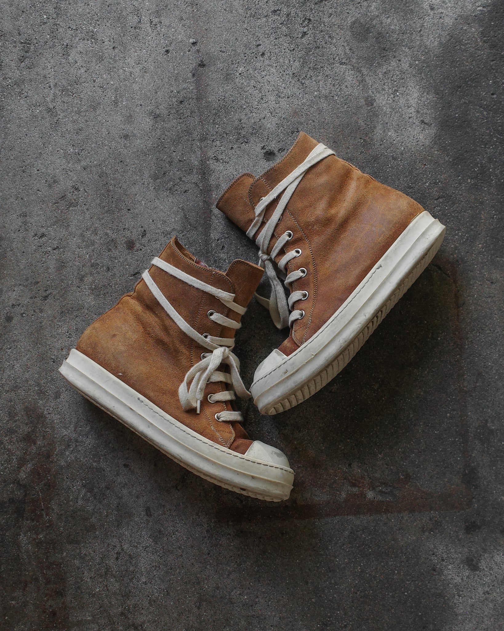 Rick Owens SS15 Suede Ramones