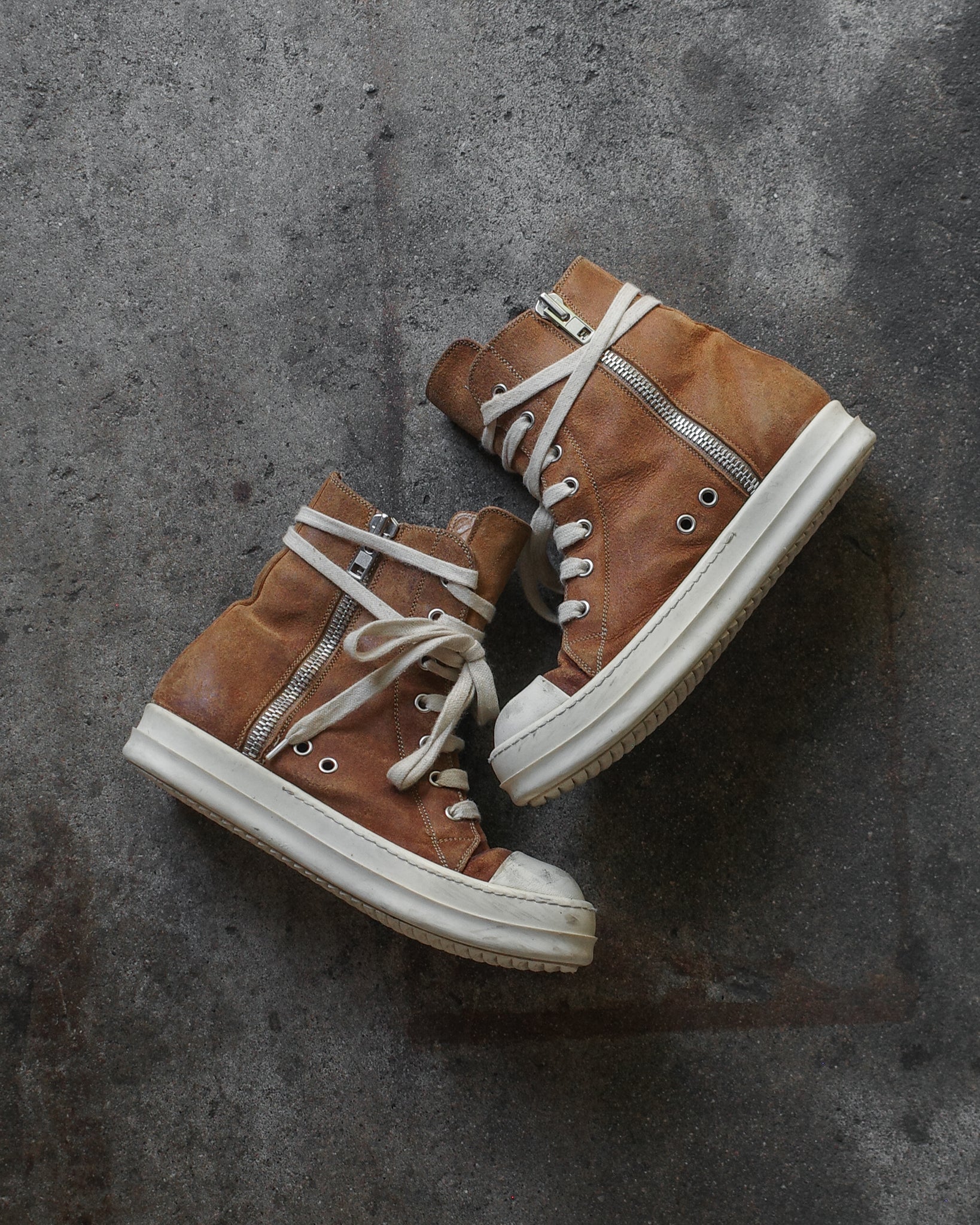 Rick Owens SS15 Suede Ramones
