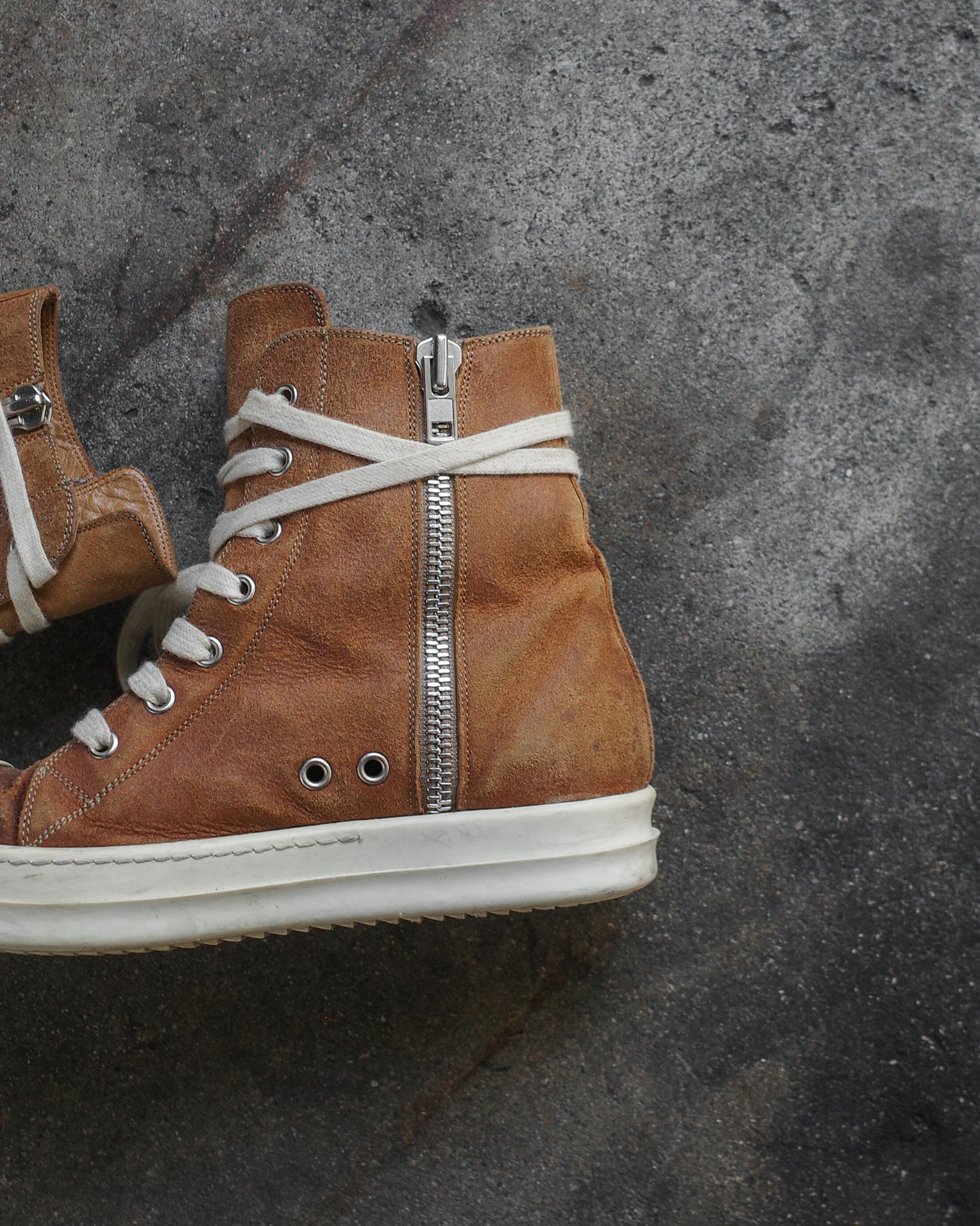 Rick Owens SS15 Suede Ramones