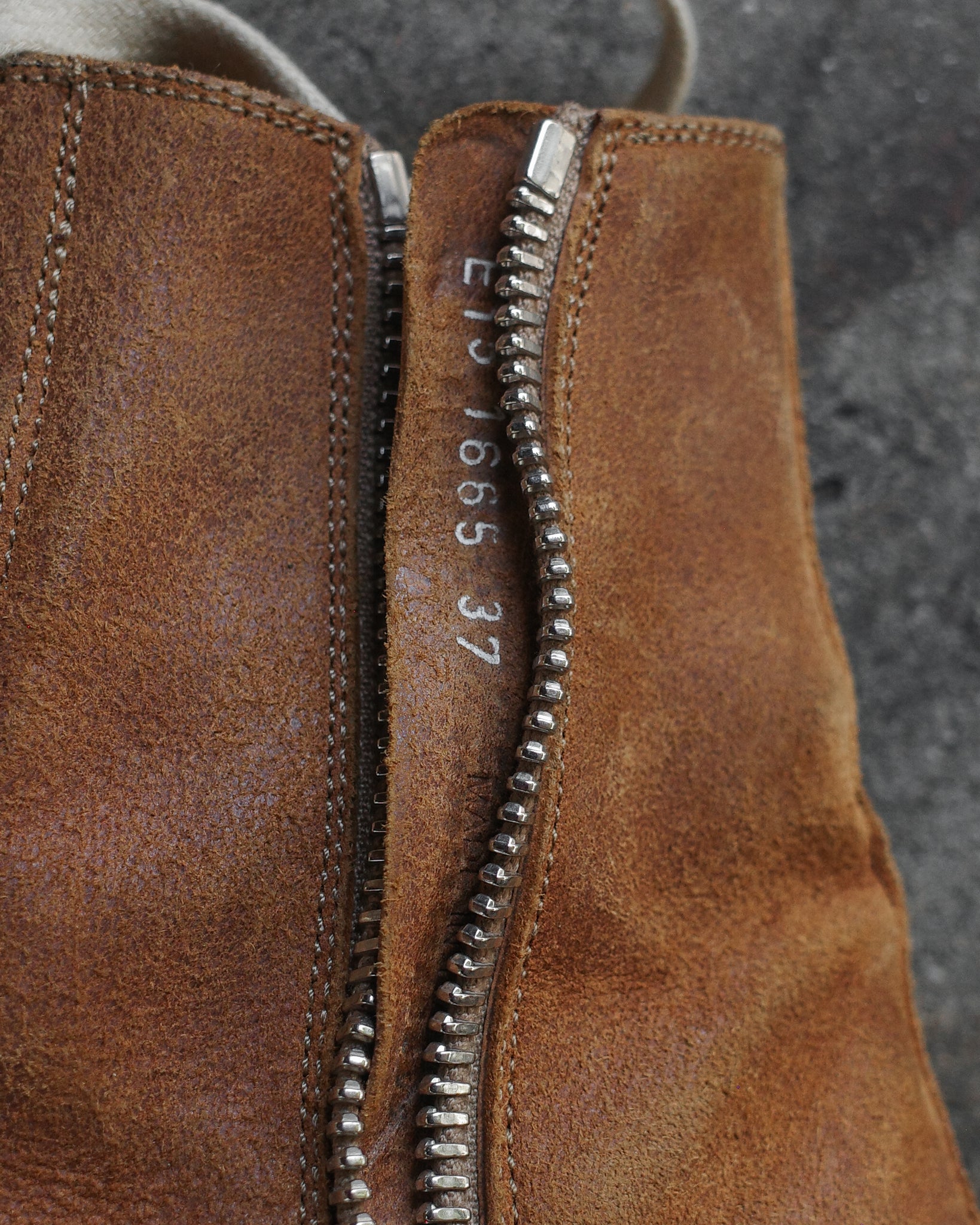 Rick Owens SS15 Suede Ramones