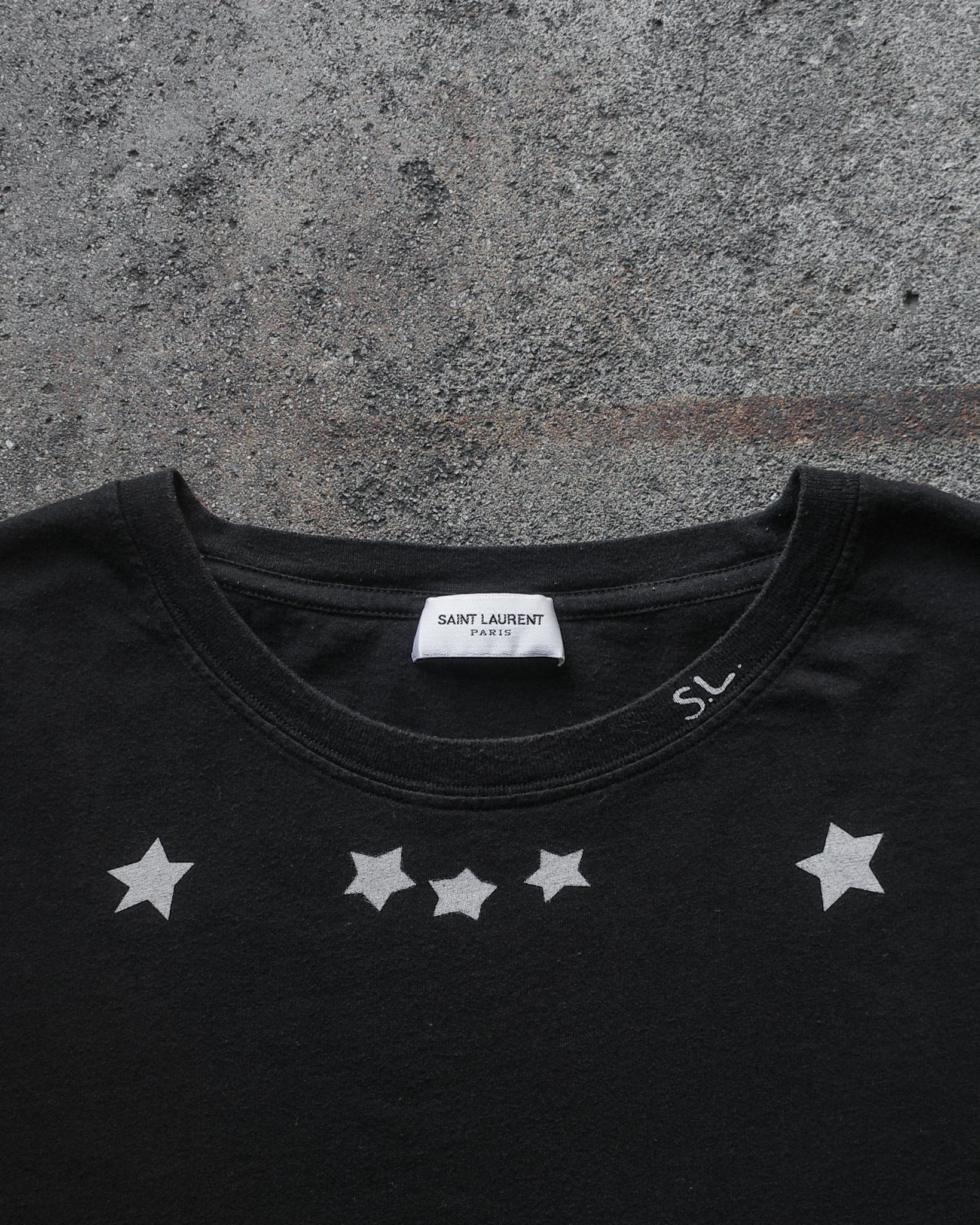 Saint Laurent Paris SS16 Star Tee