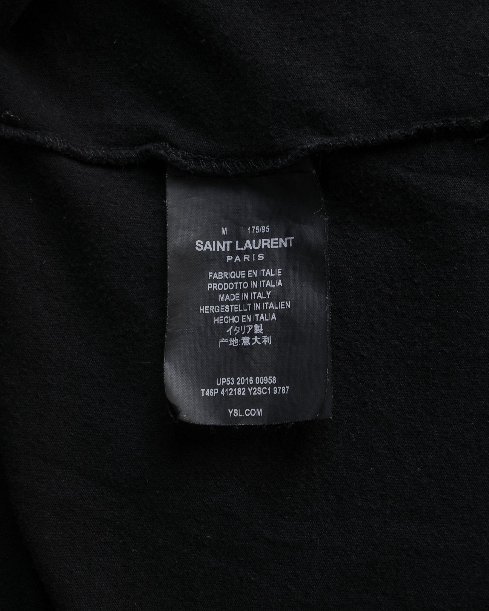 Saint Laurent Paris SS16 Star Tee