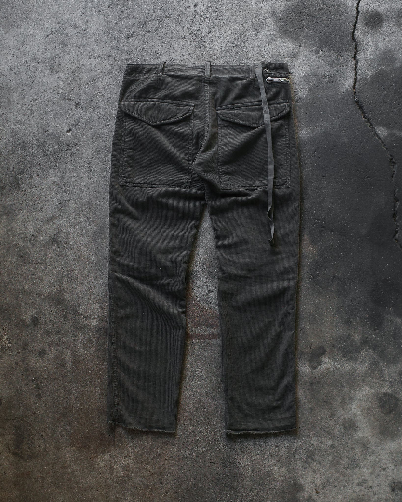 Rick Owens FW07 Double Layered Aircut Corduroy Pants