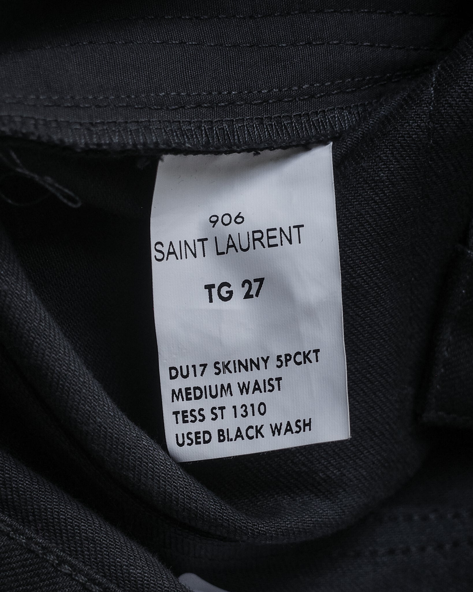 Saint Laurent Paris FW19 Sample Denim