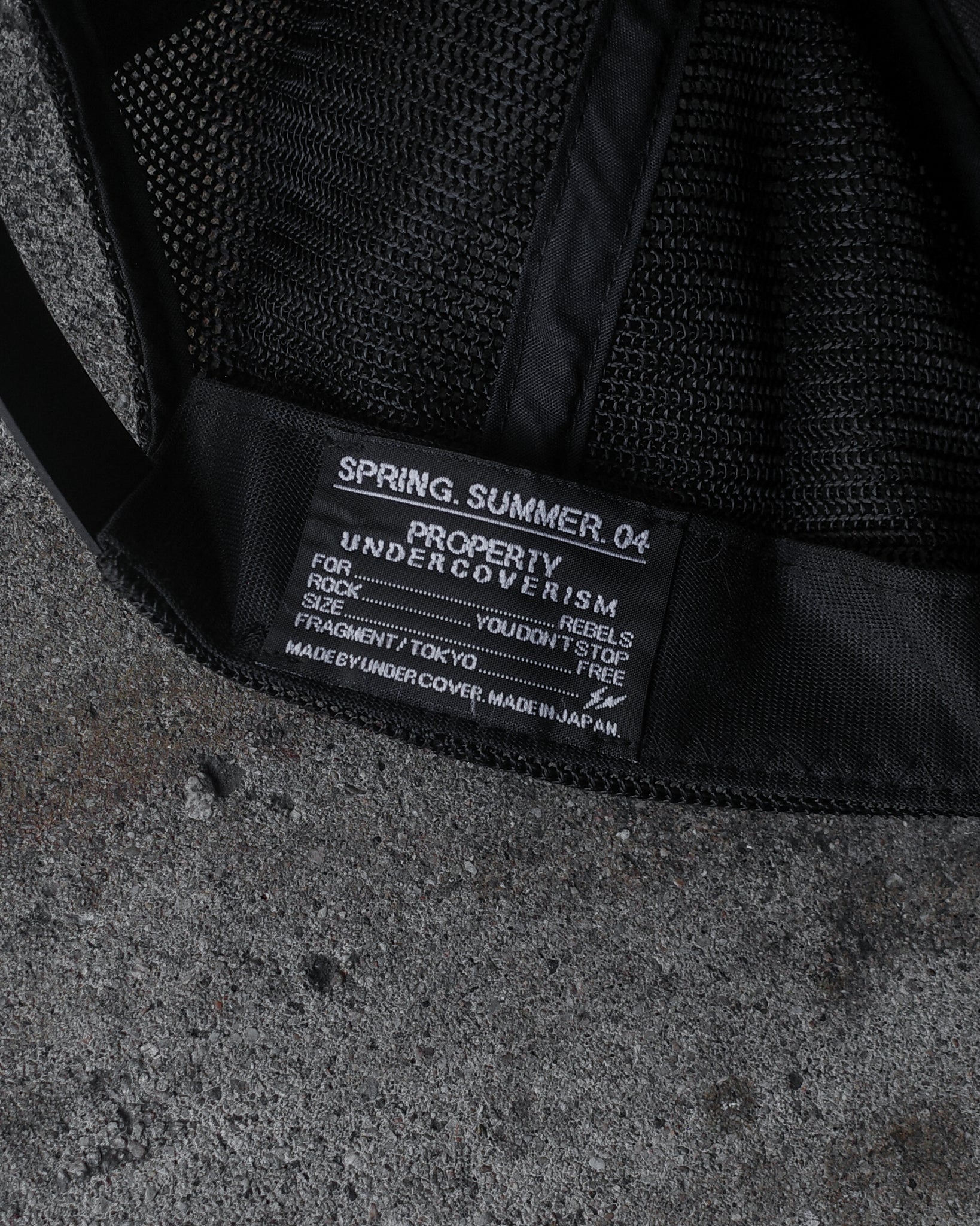 Undercover x Fragment SS04 Patch Hat
