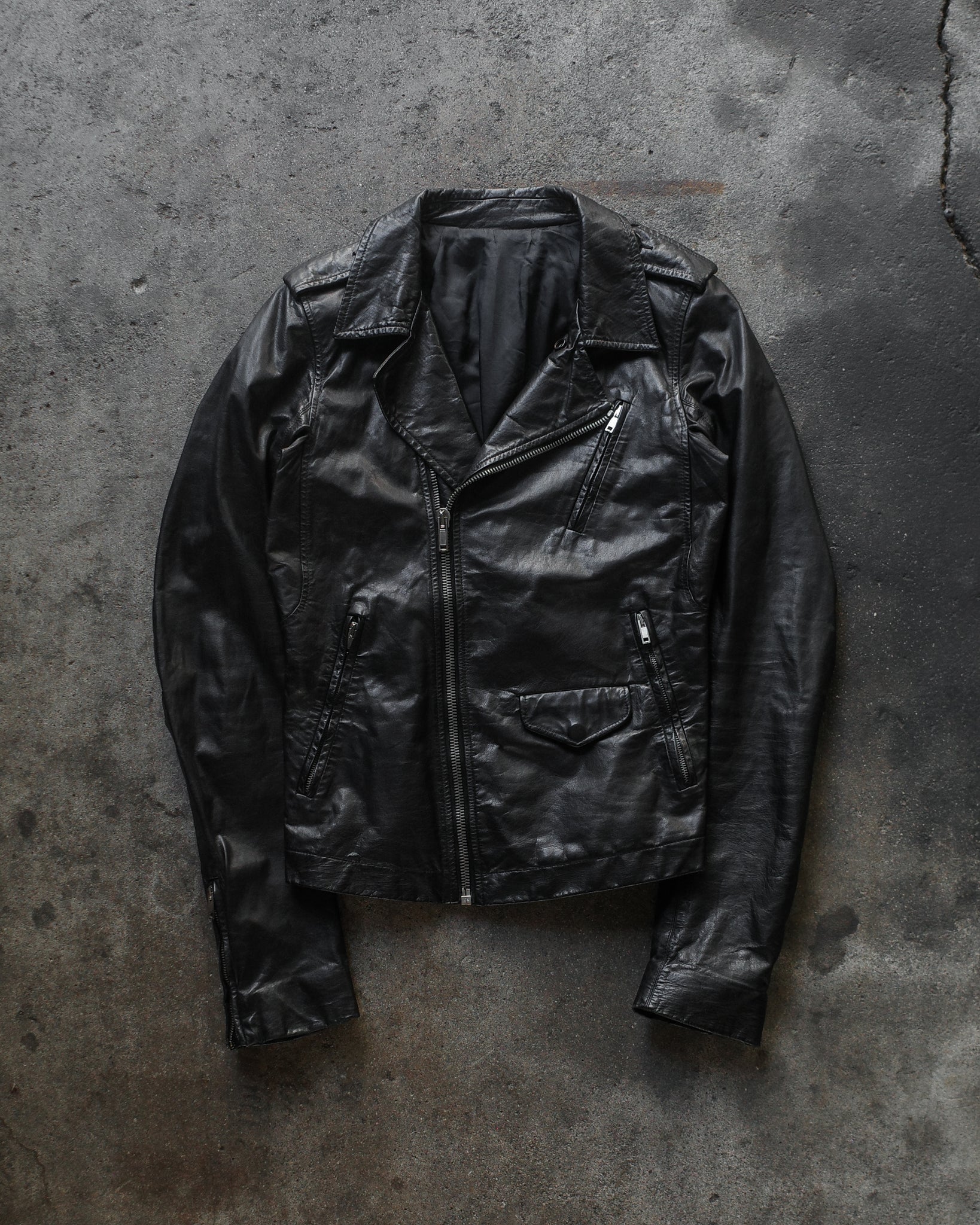 Rick Owens Oiled Stooges Jacket