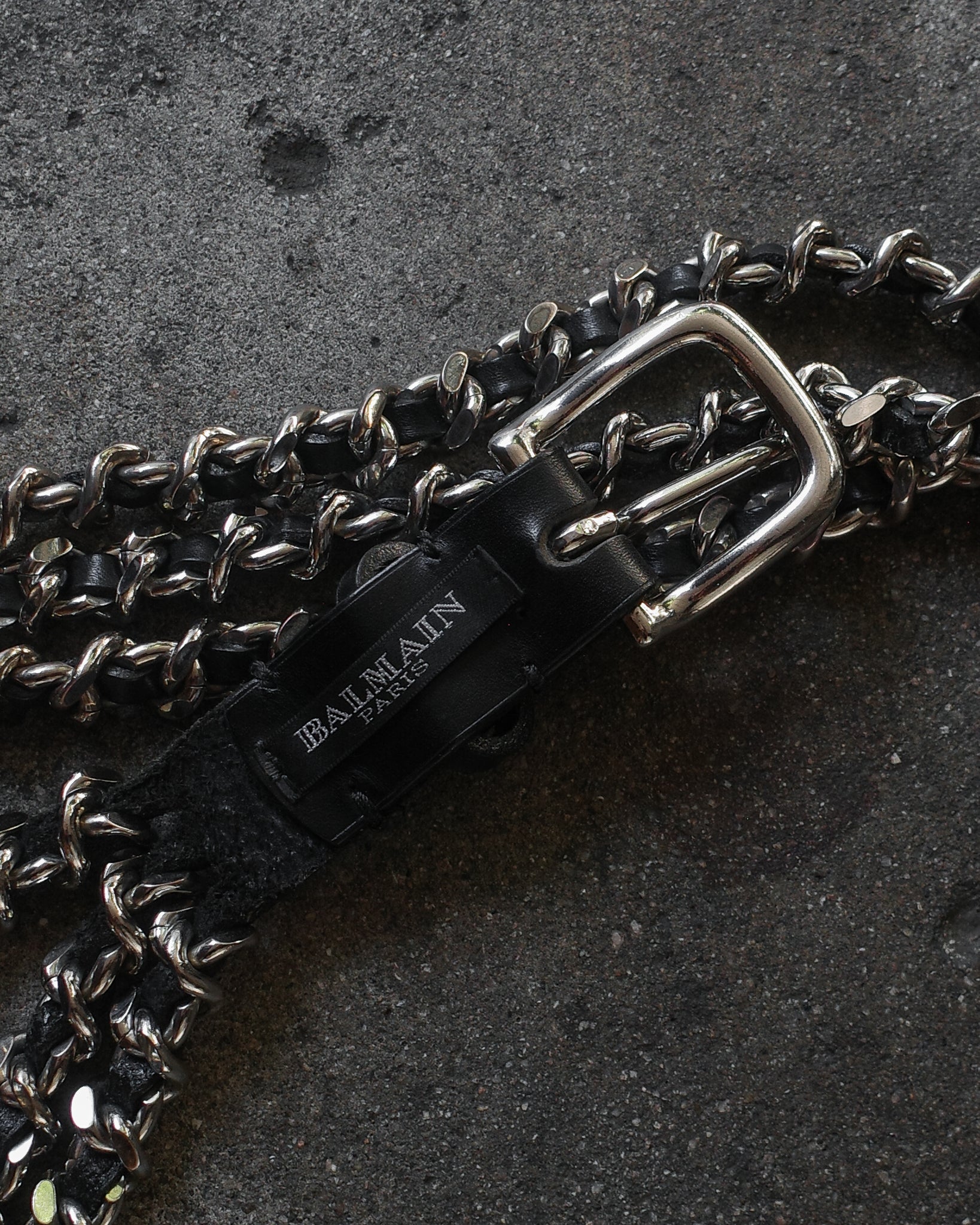 Balmain AW09 Triple Chain Belt