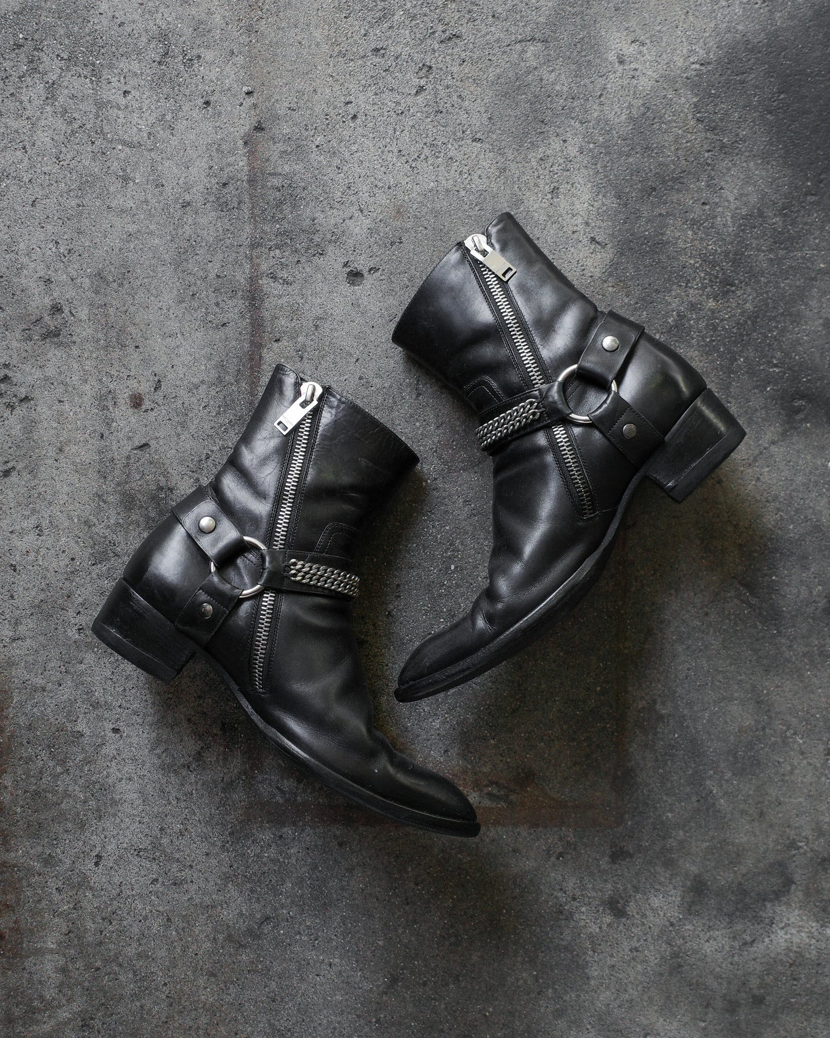 Saint Laurent Paris FW13 Chain Wyatt Boots – BLINDATE INC