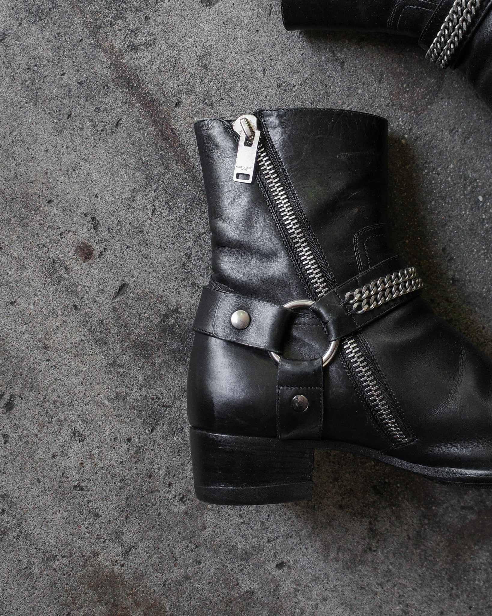Saint Laurent Paris FW13 Chain Wyatt Boots – BLINDATE INC