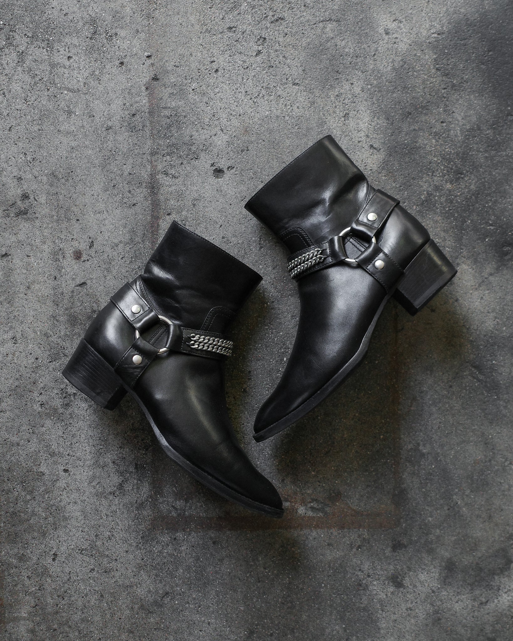 Saint Laurent Paris FW13 Chain Wyatt Boots – BLINDATE INC