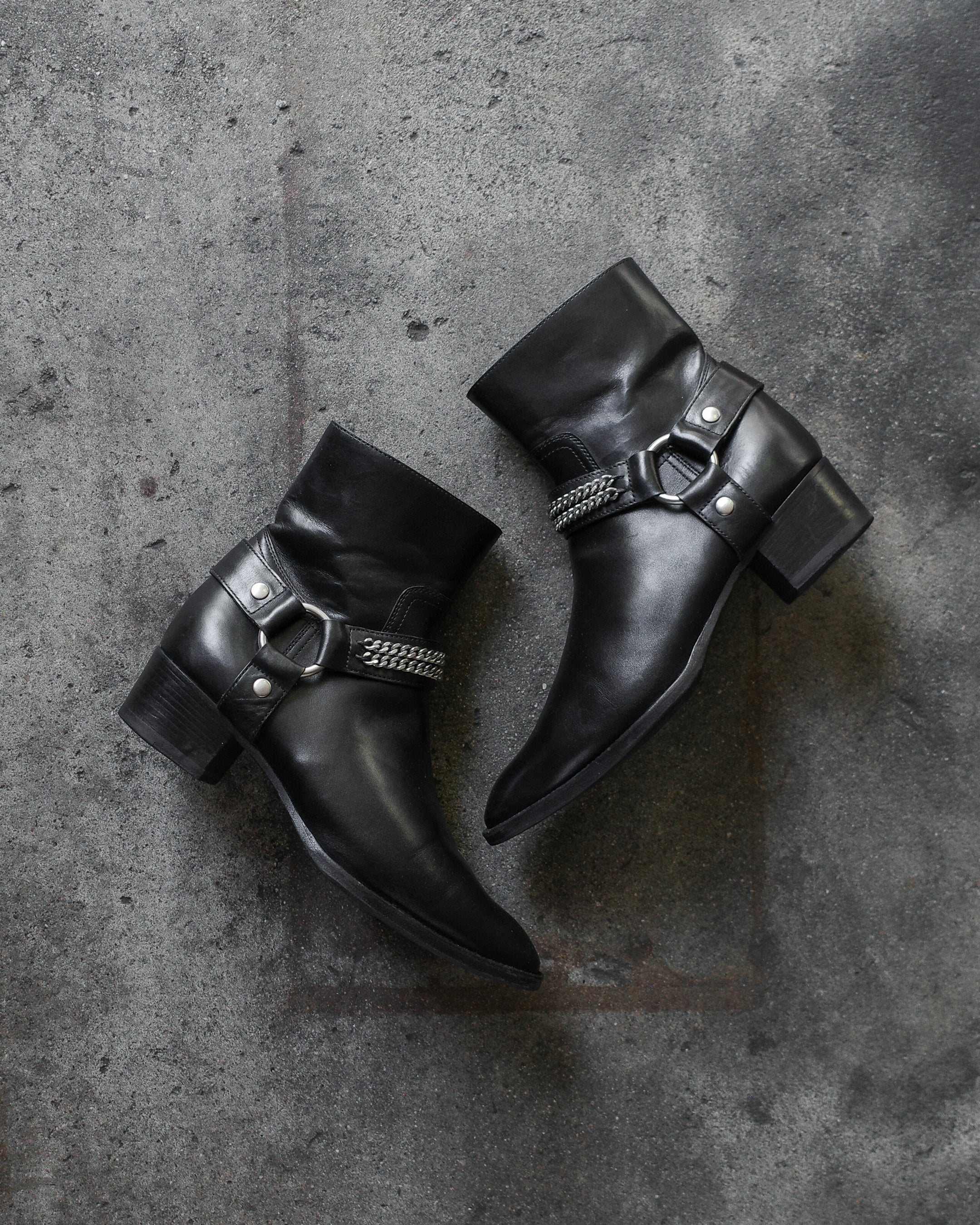 Saint Laurent Paris FW13 Chain Wyatt Boots – BLINDATE INC