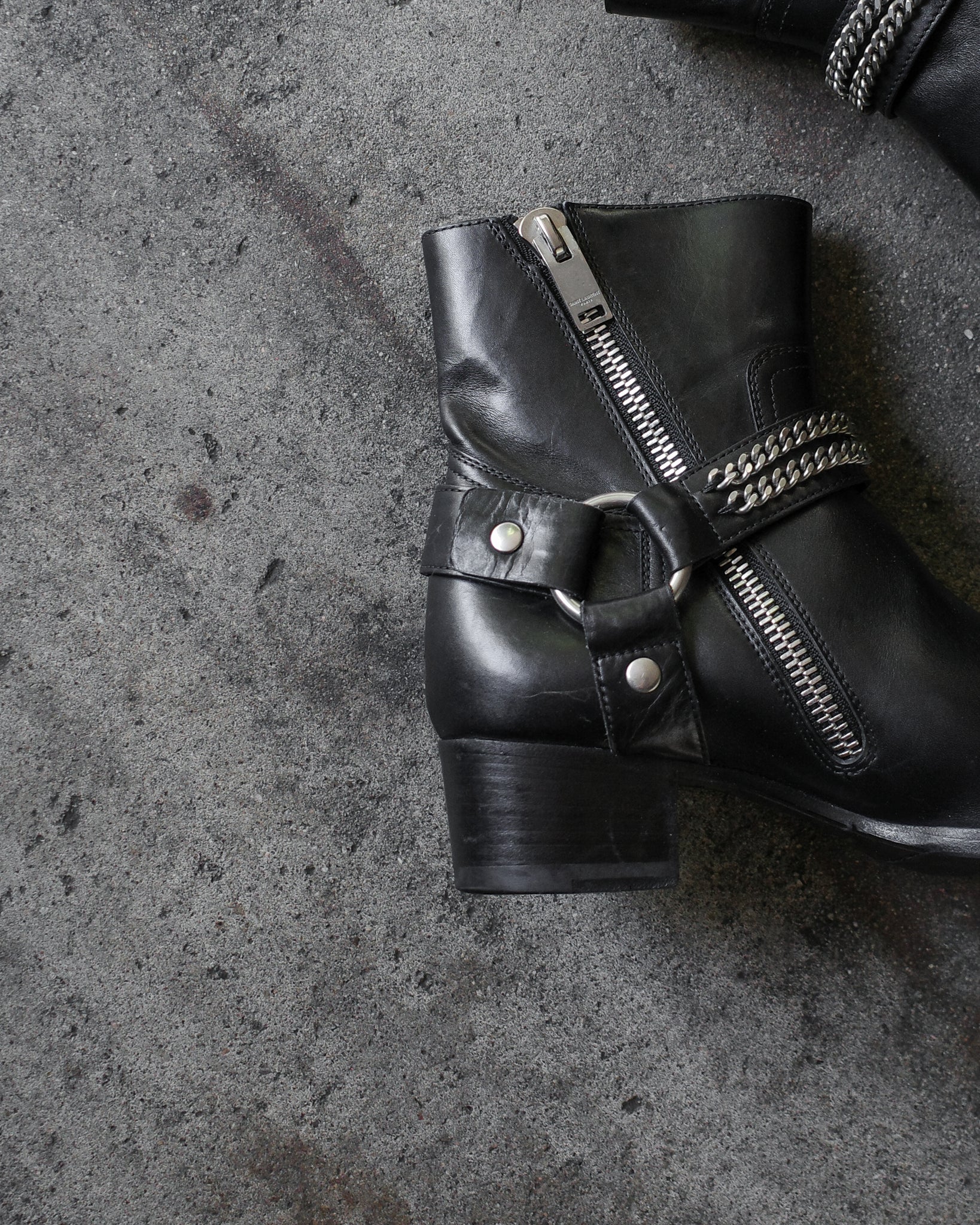 Saint Laurent Paris FW13 Chain Wyatt Boots – BLINDATE INC