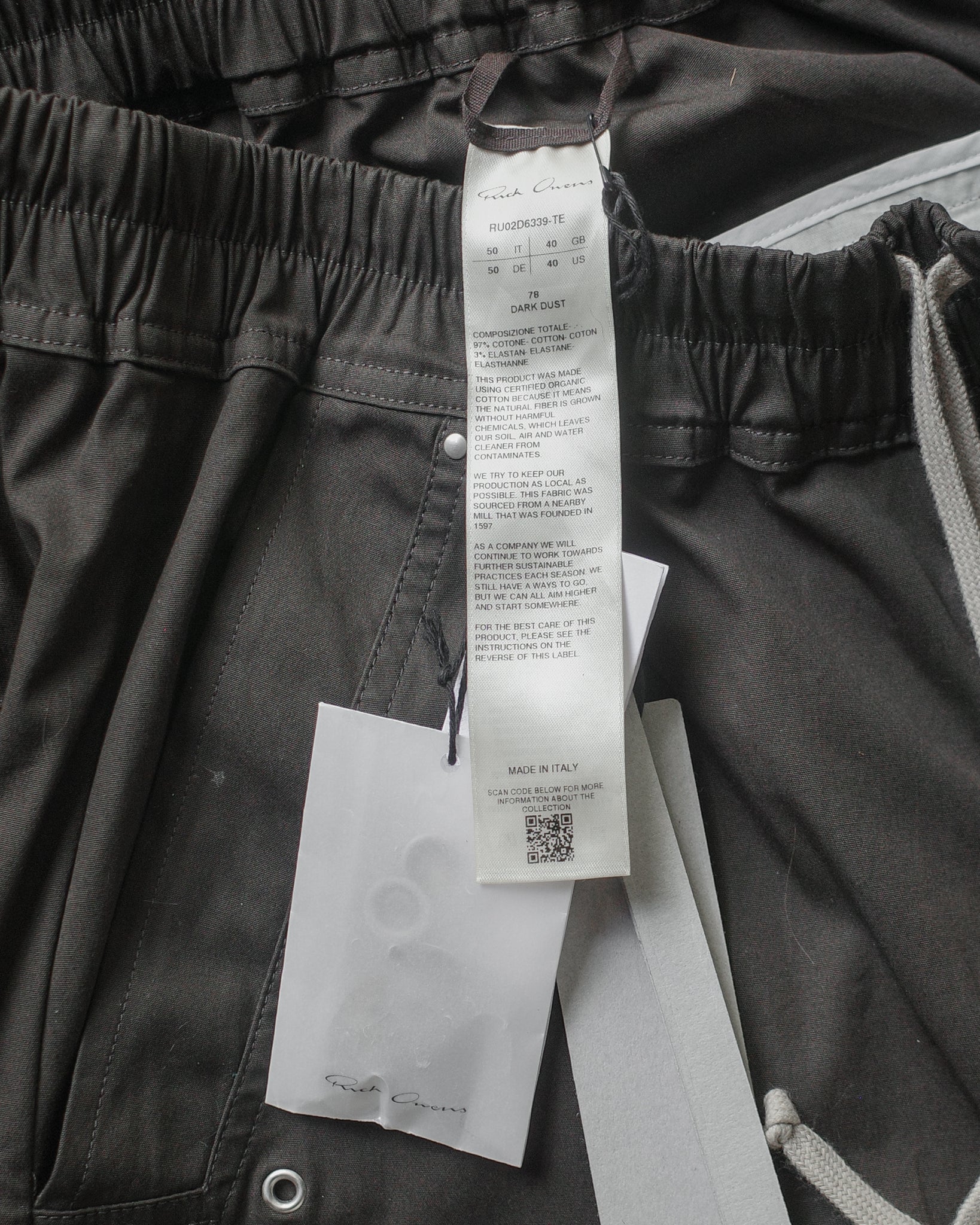 Rick Owens FW24 Bela Cargo Pants