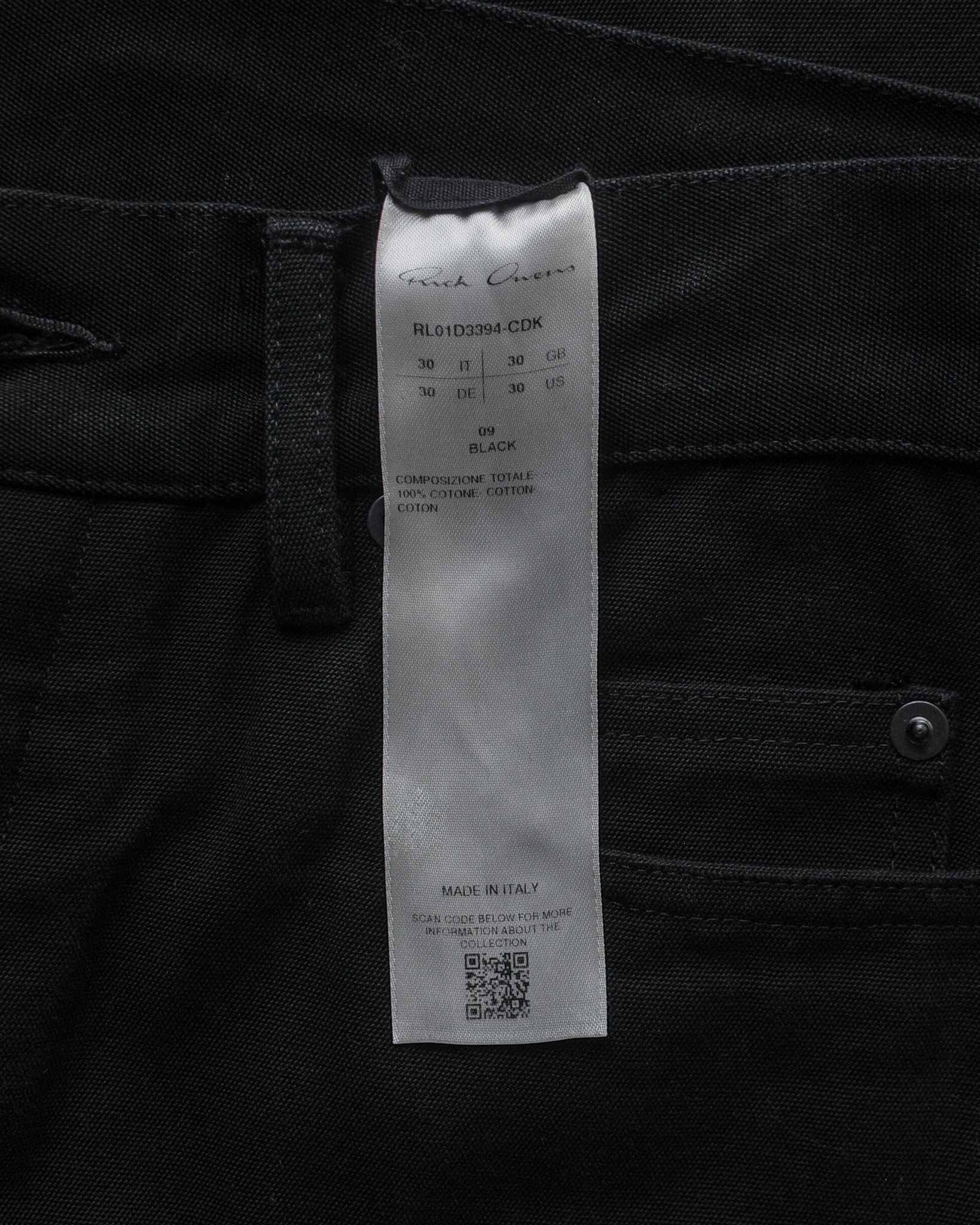 Rick Owens x Bonotto FW24 Jim Cut Denim