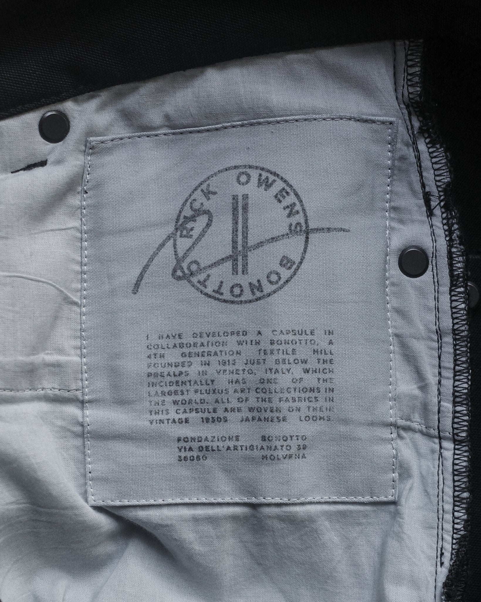 Rick Owens x Bonotto FW24 Jim Cut Denim